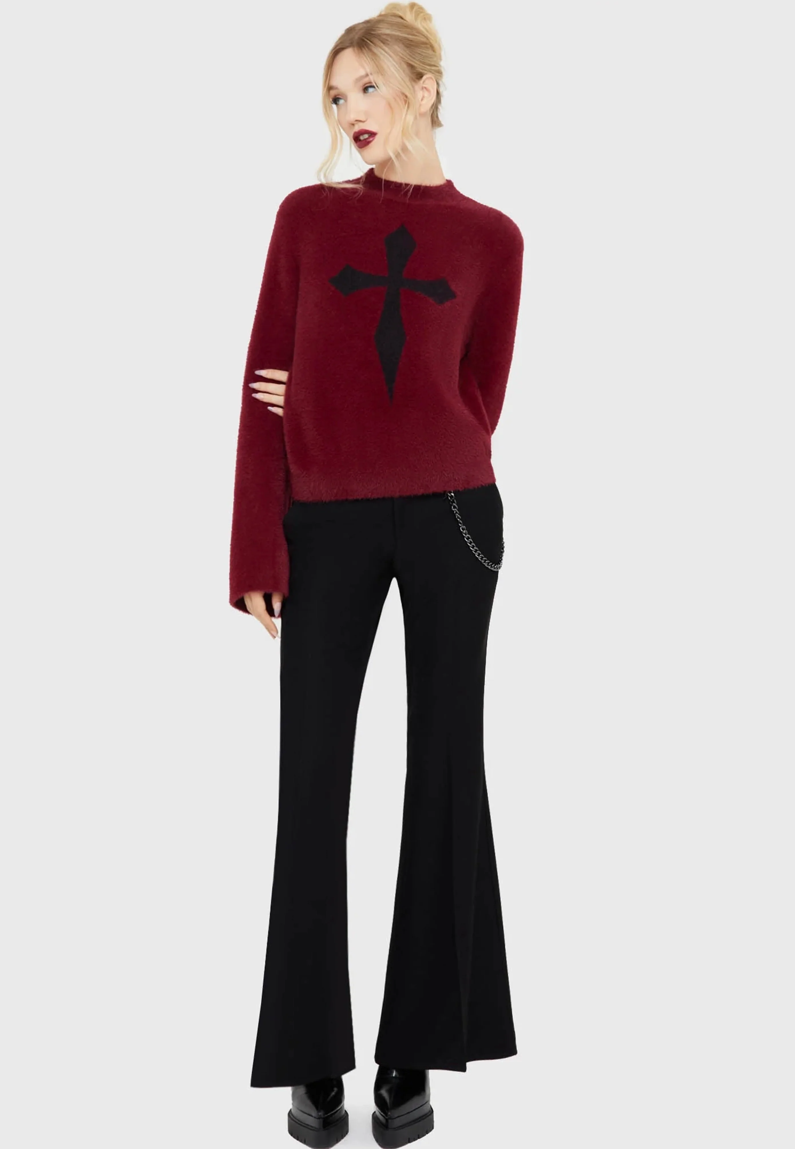 Killstar - Dead Romantic Red - Pullover - Image 2