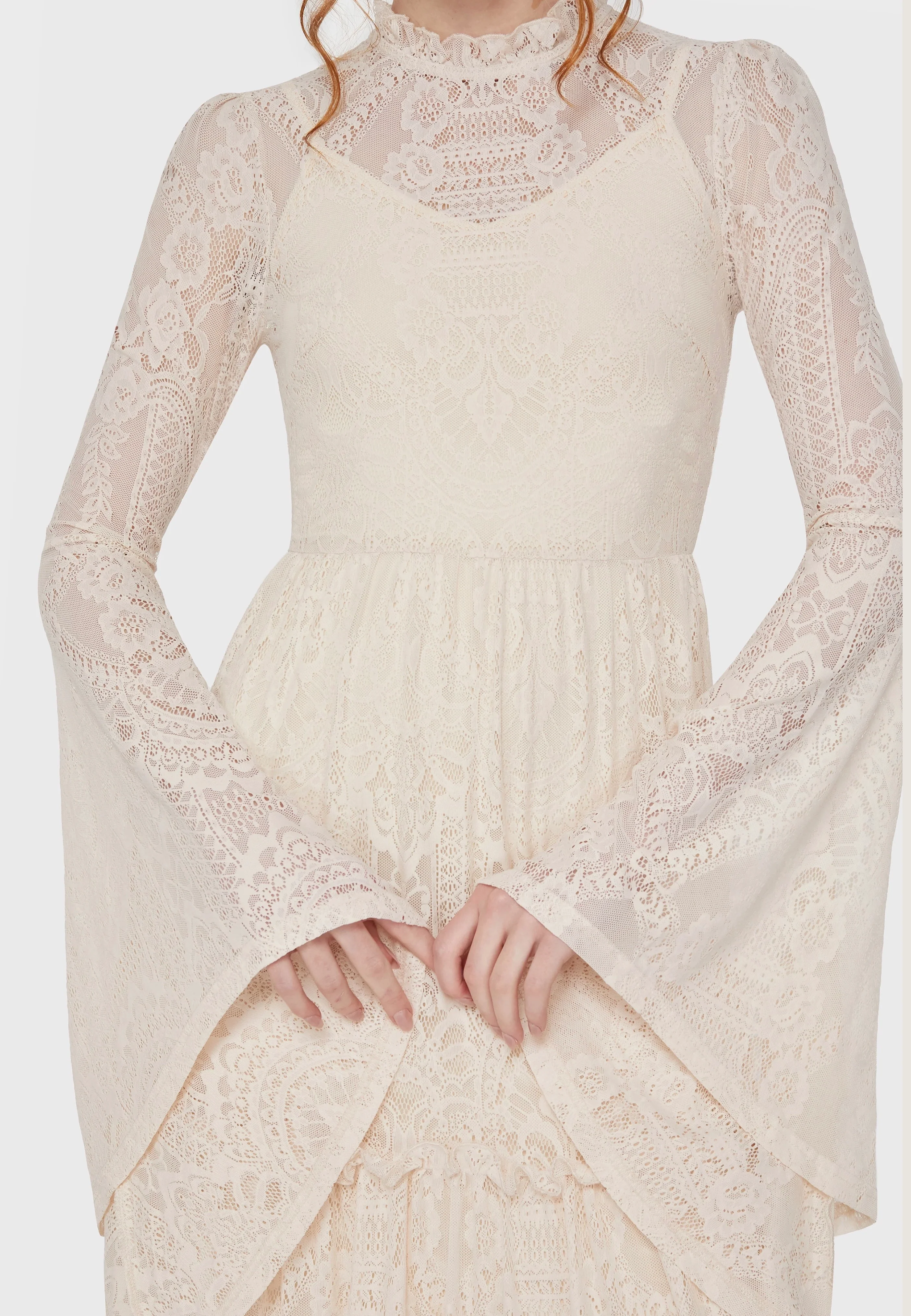 Killstar - Hecate Lace Ivory - Dress - Image 5