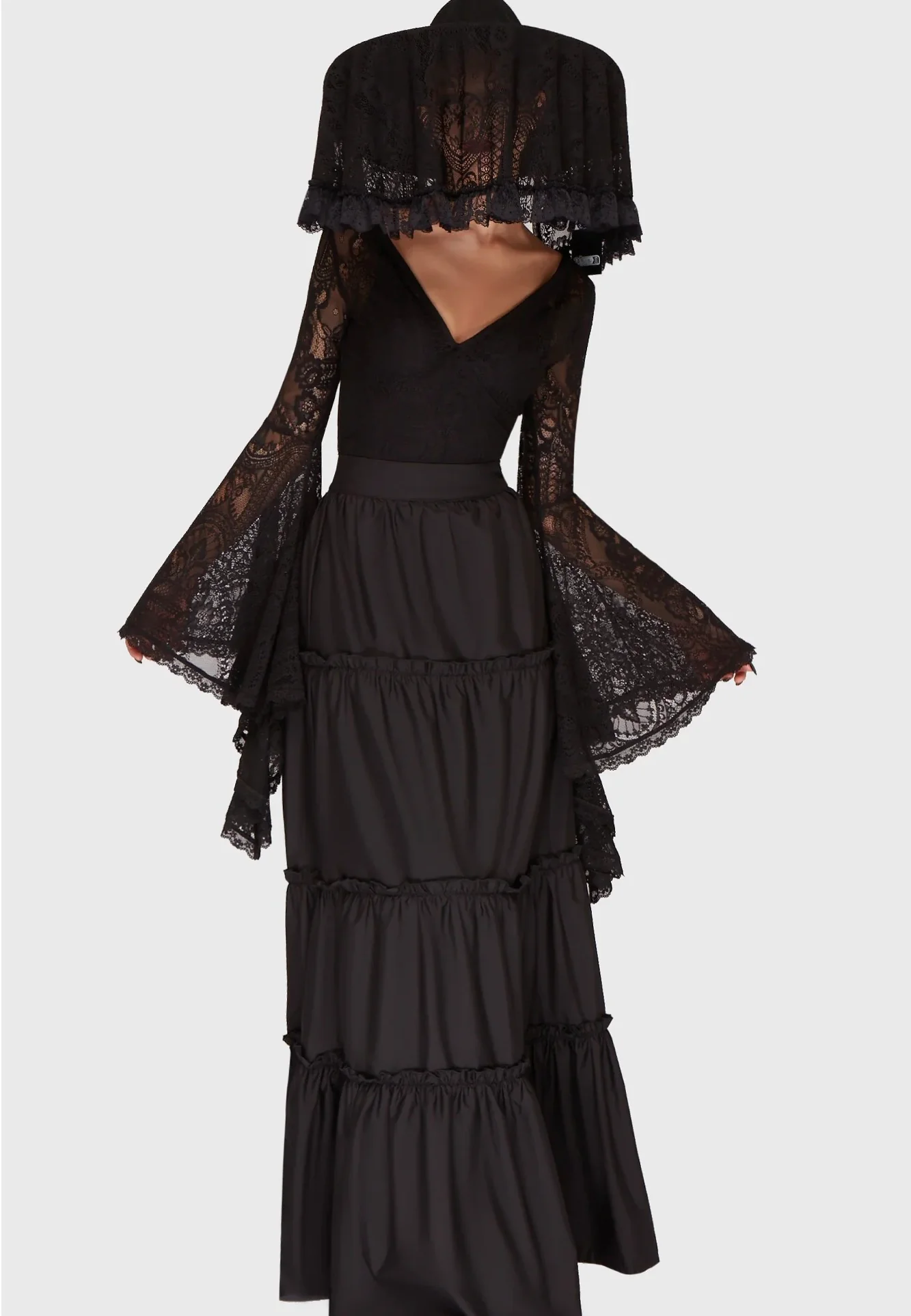 Killstar - Lydia Lace Black - Veil - Image 2