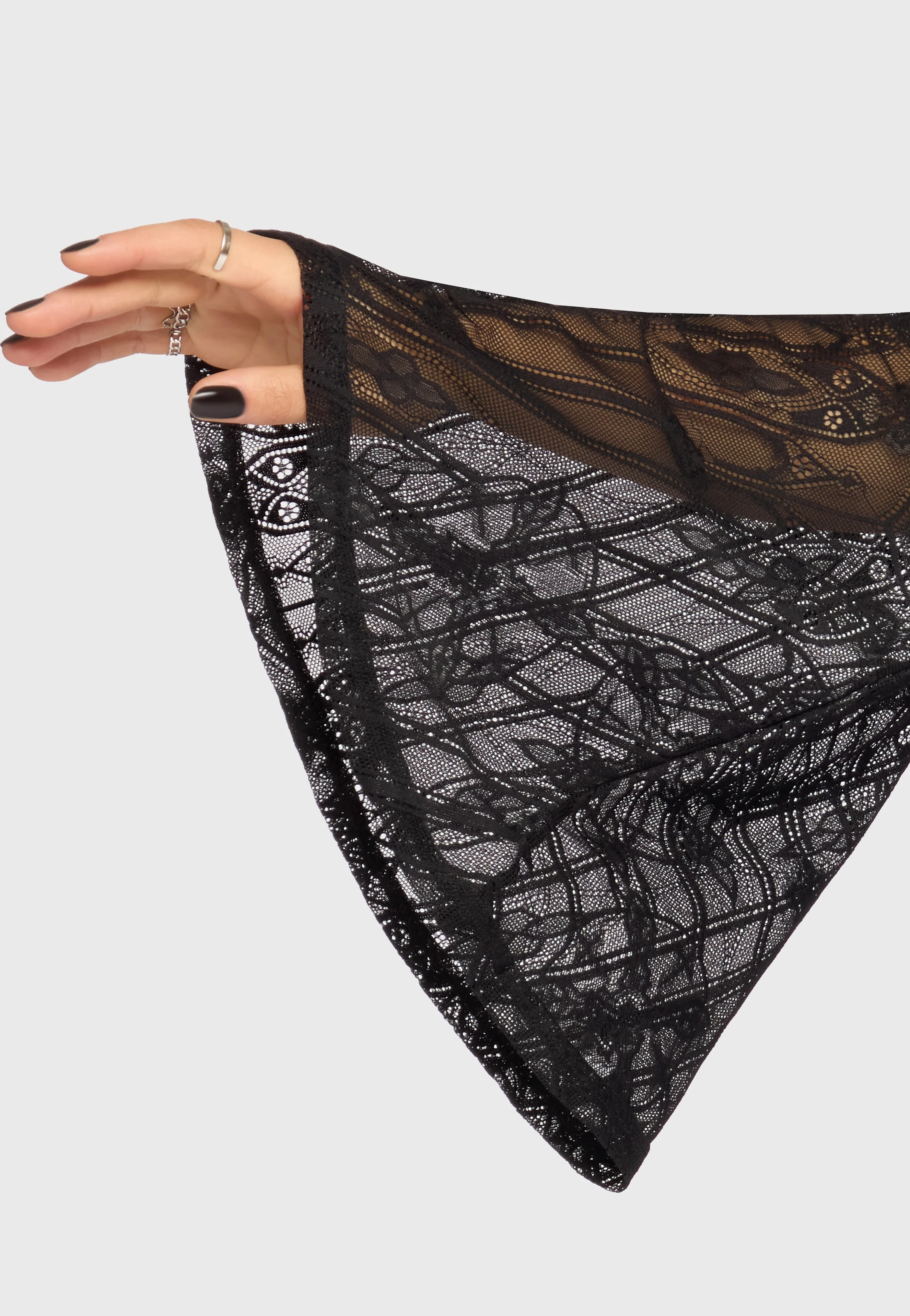 Killstar - Obscura Sanctum Mini Black - Dress - Image 3