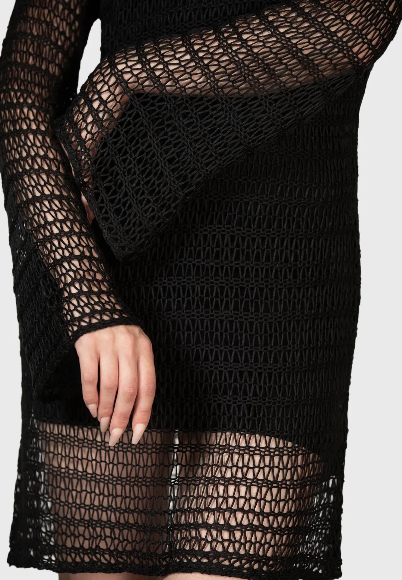 Killstar - Rebecca's Rage Knit Black - Dress - Image 4