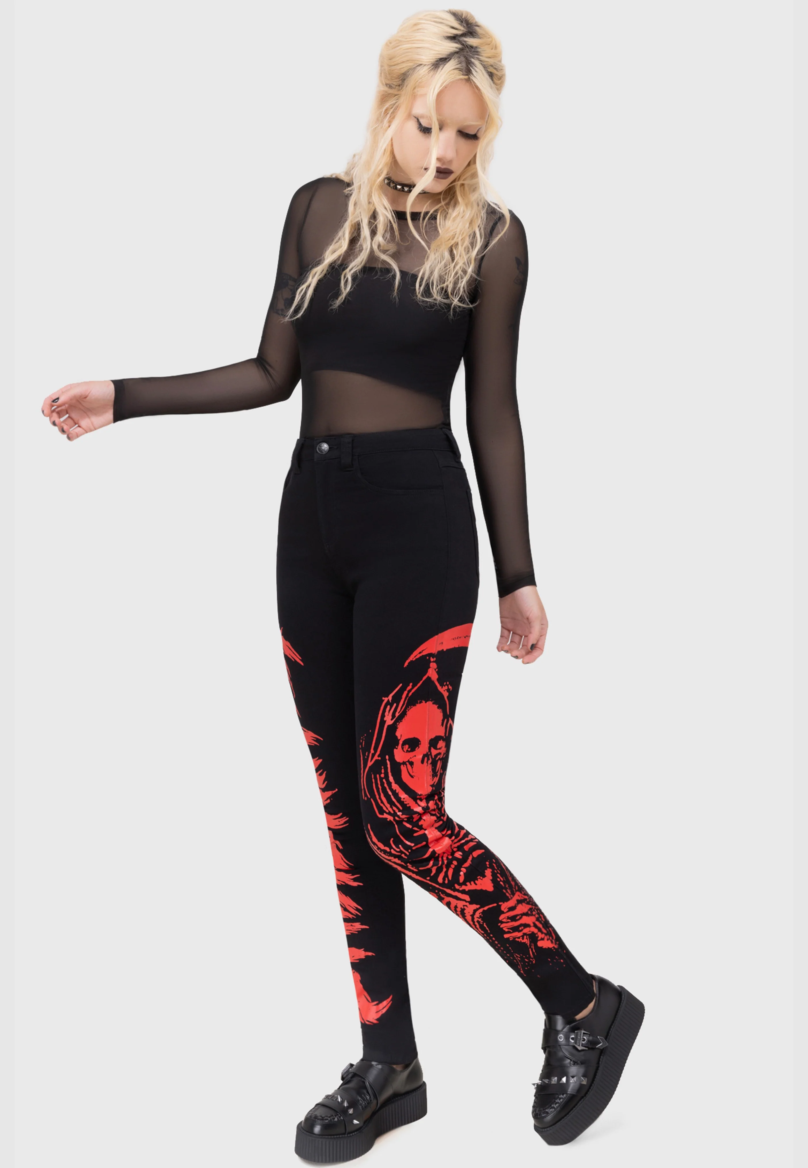 Killstar x Ice Nine Kills - Take Your Pick Skinny - Jeans - Image 2