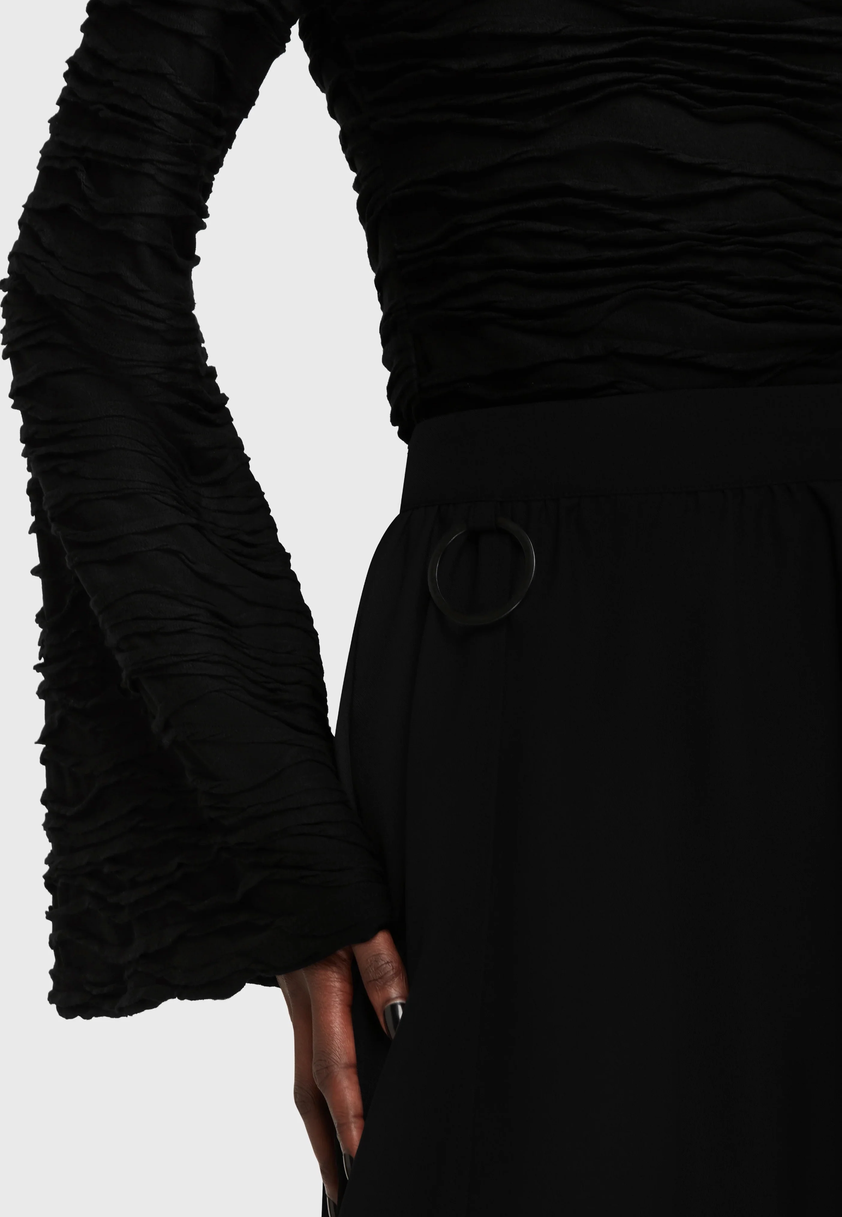 Killstar x Kihilist - Eryssa Midi Black - Skirt - Image 4