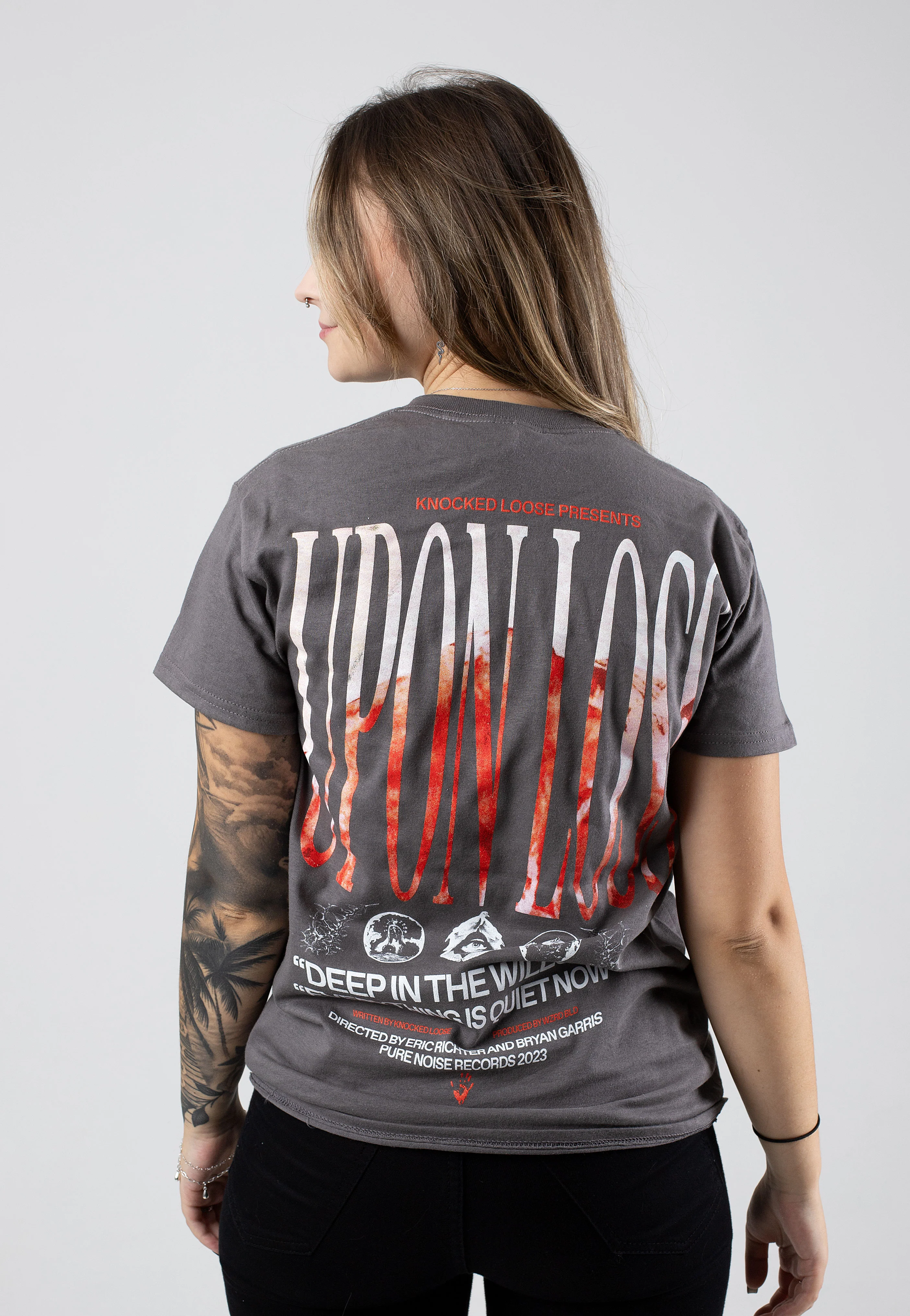 Knocked Loose - Are You Washed In The Blood Charcoal - T-Shirt - Image 6