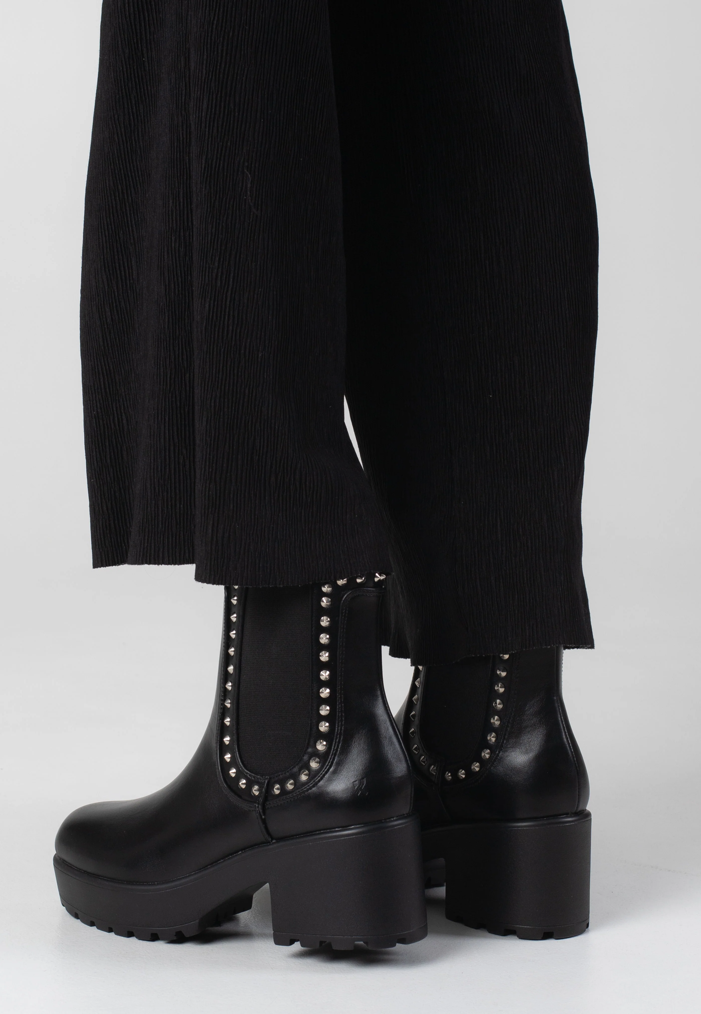 Koi Footwear - Anise Studded Chelsea Black - Girl Shoes