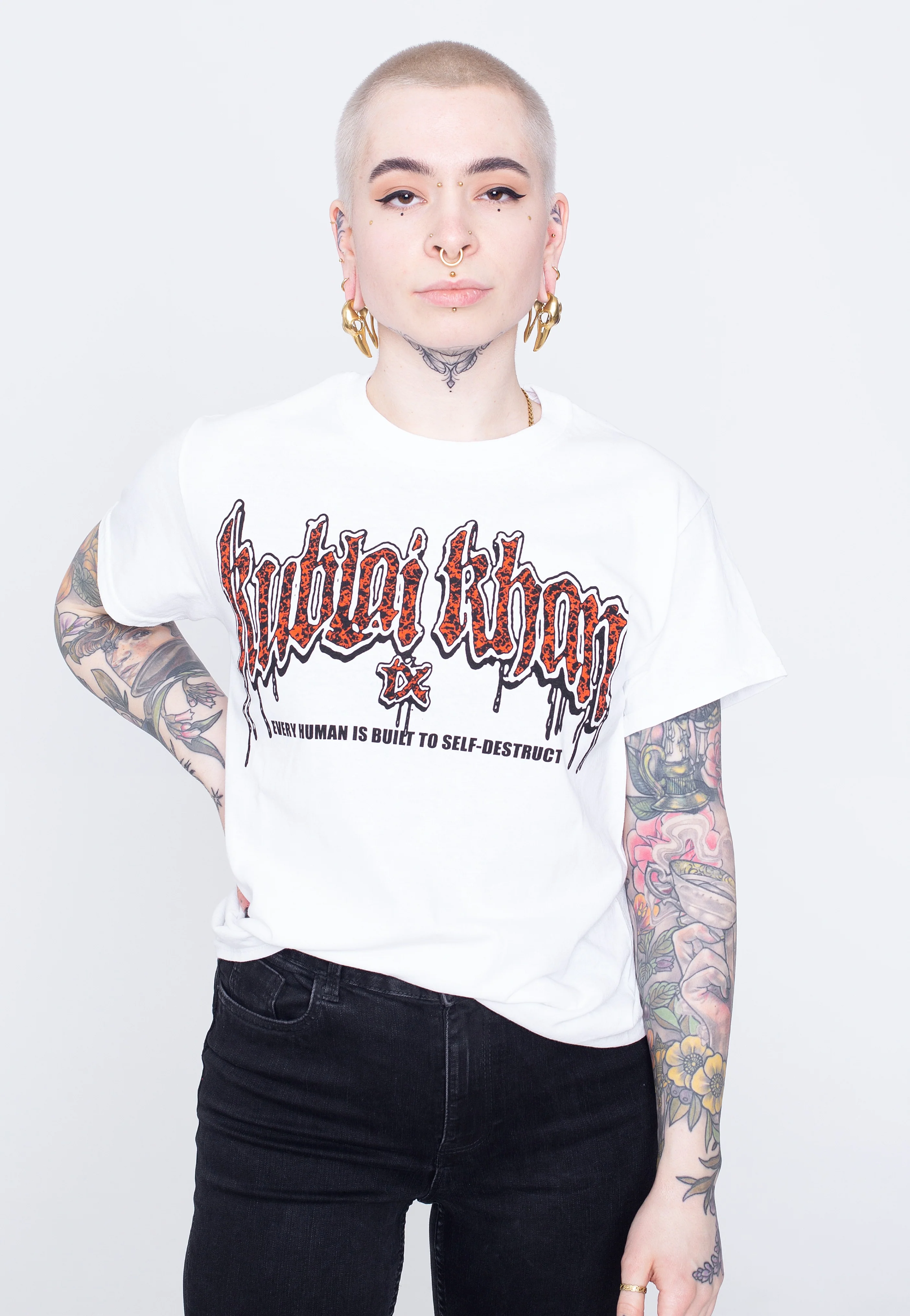 Kublai Khan - Totality White - T-Shirt - Image 5