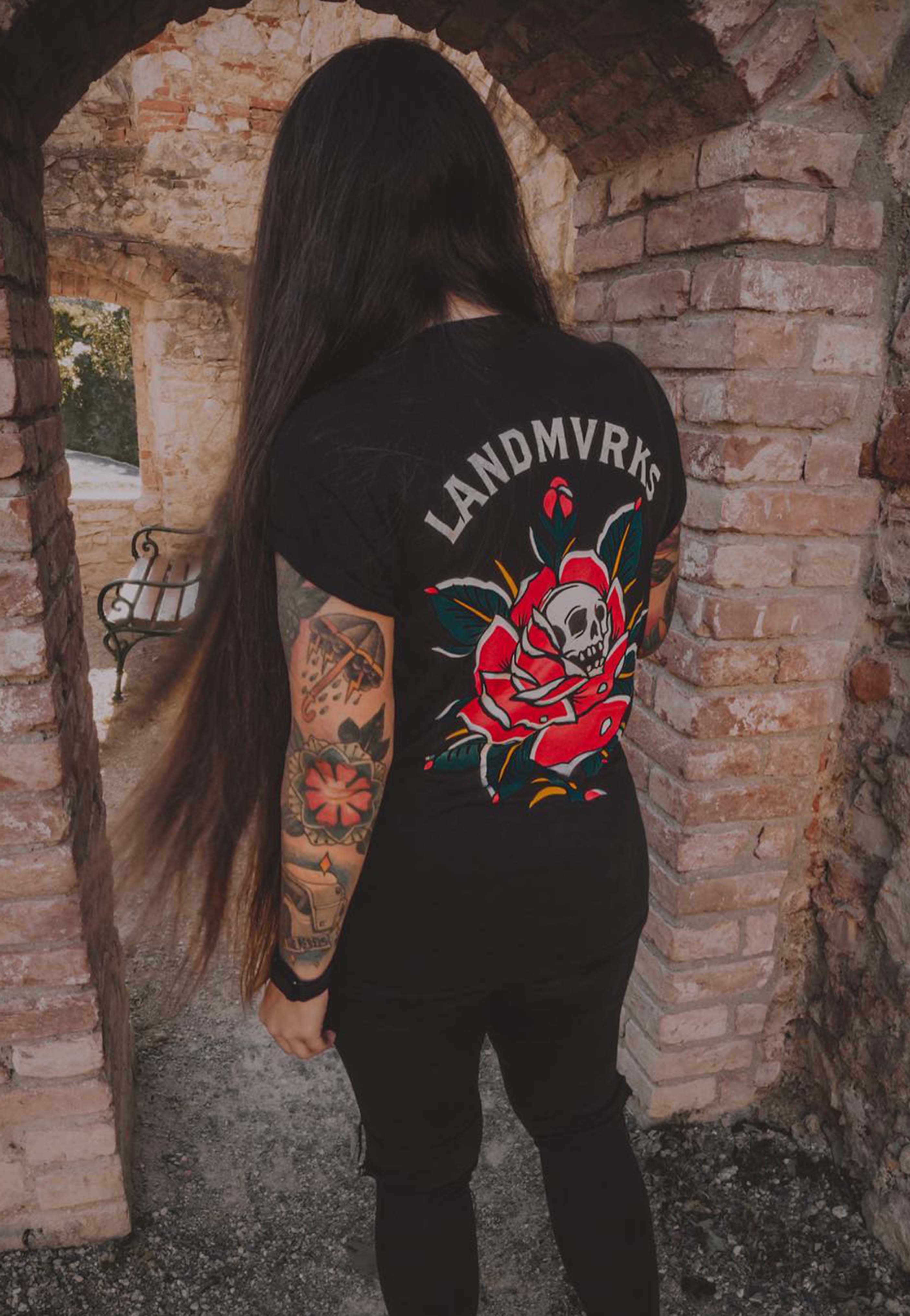 Landmvrks - Tattoo Skull - T-Shirt - Image 7