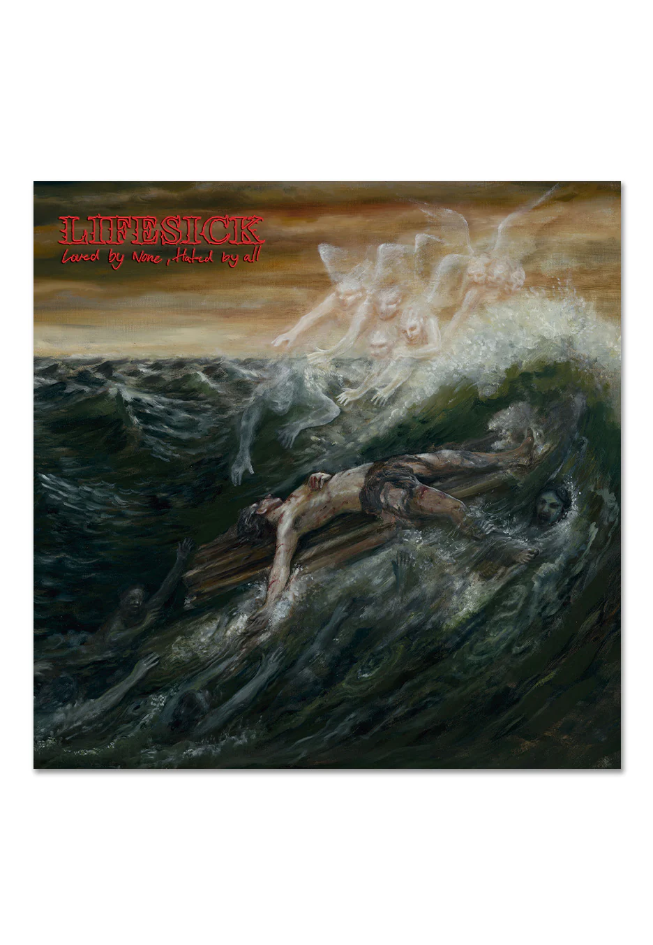 Lifesick - Loved By None, Hated By All Ltd. Clear Black Dust - Colored Vinyl - Image 2