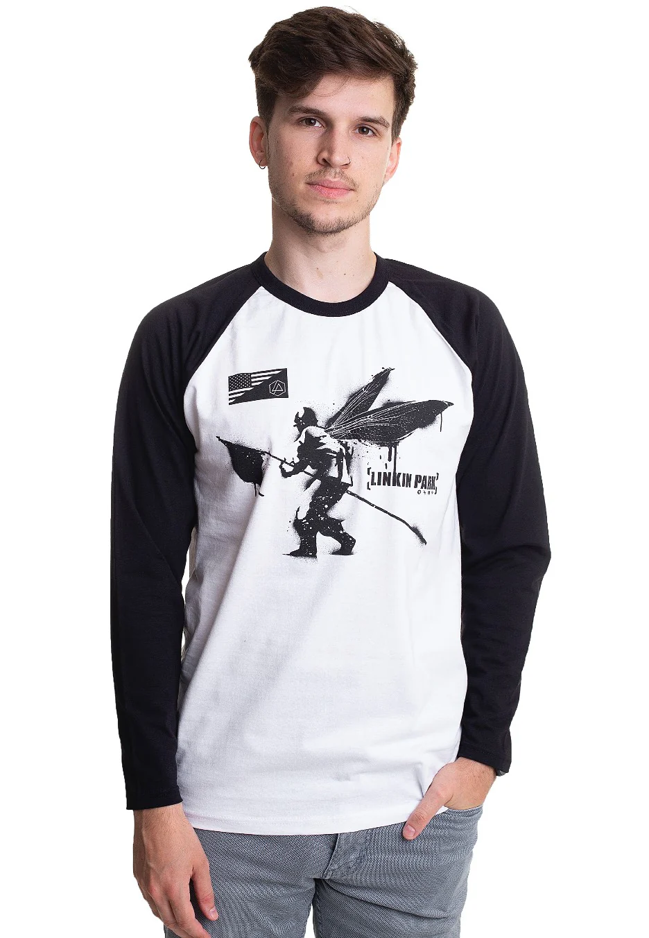 Street Soldier White/Black - Longsleeve - Image 3