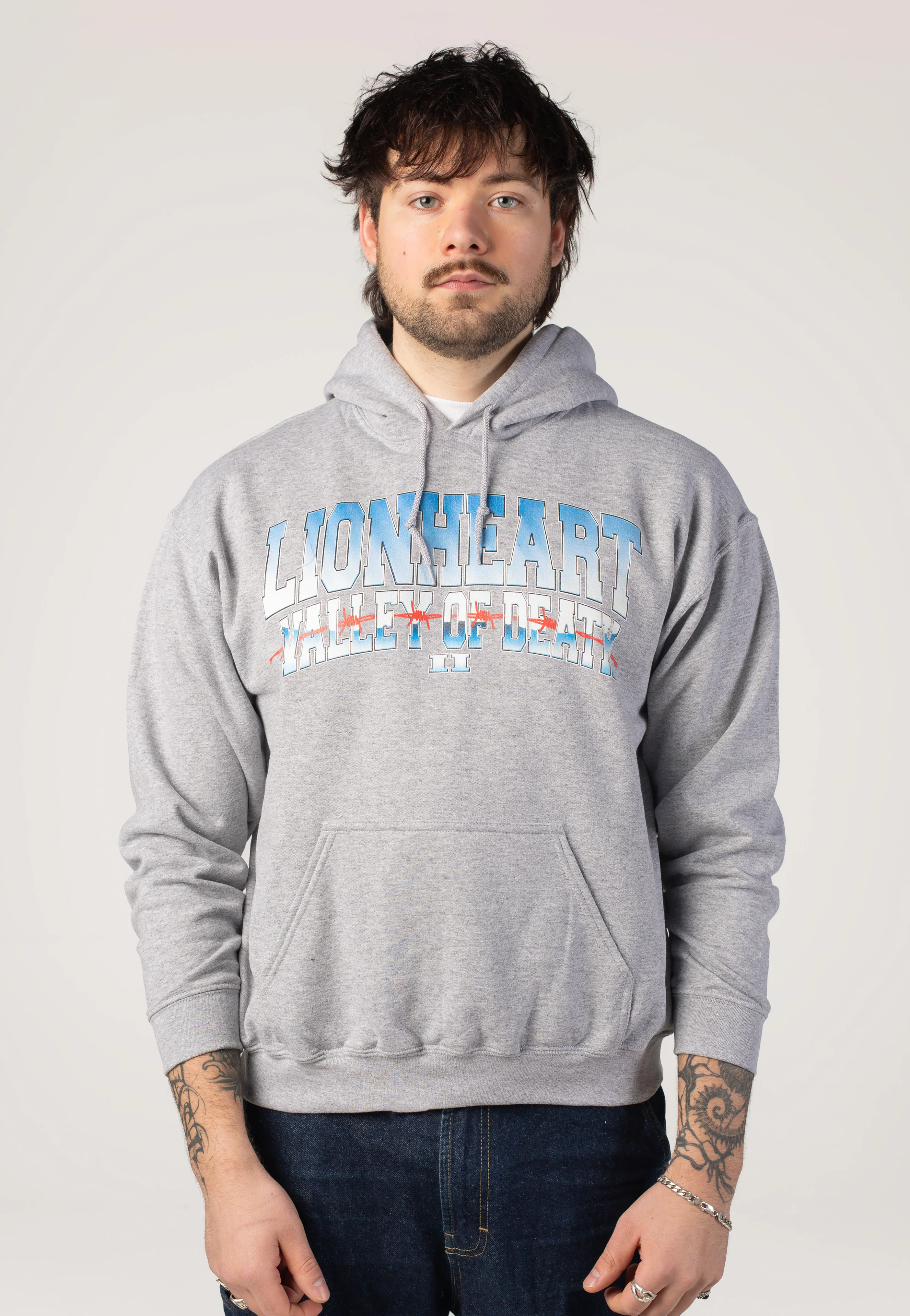 Lionheart - Collegiate Valley Of Death II Sportsgrey - Hoodie - Image 3