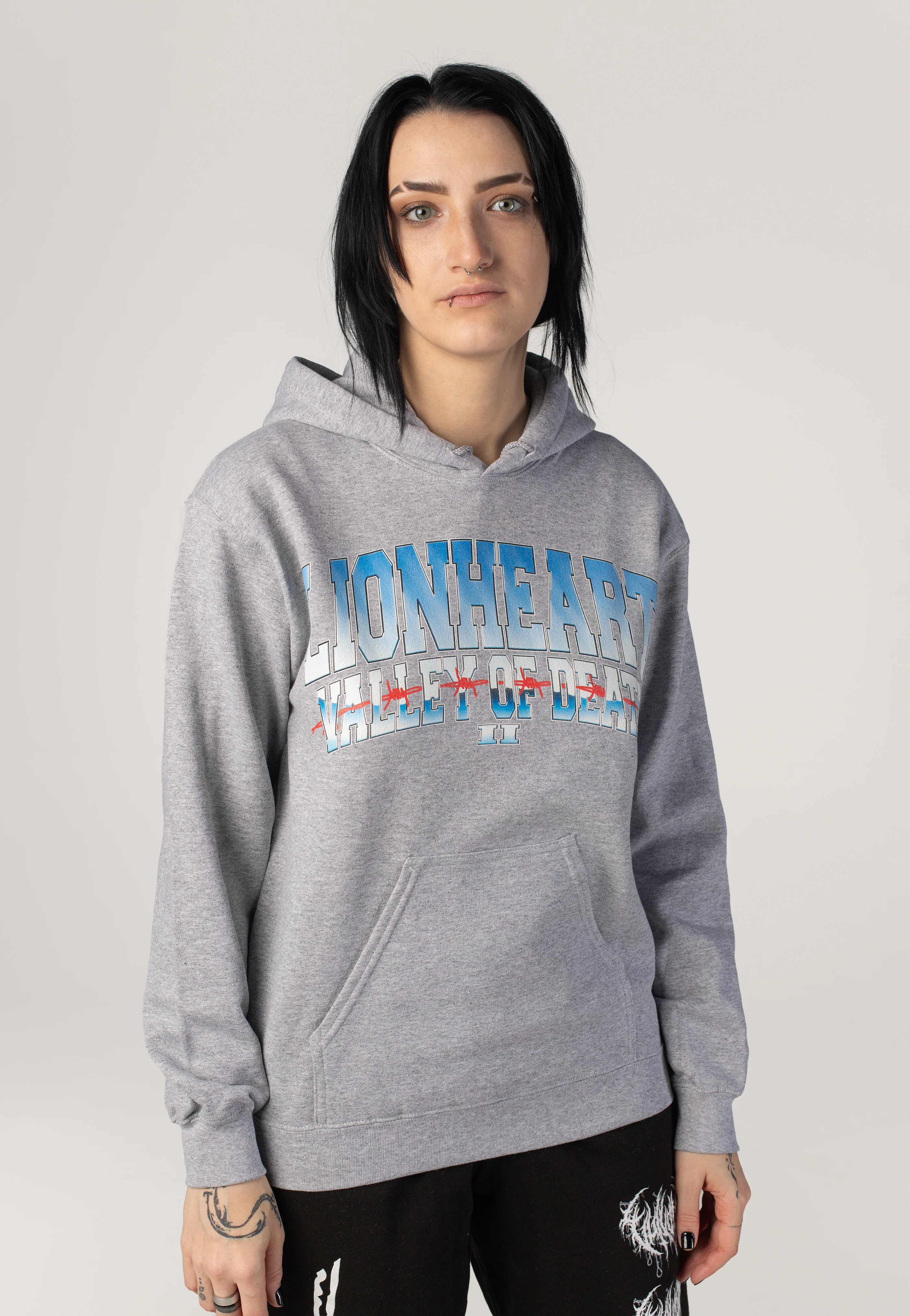 Lionheart - Collegiate Valley Of Death II Sportsgrey - Hoodie - Image 5