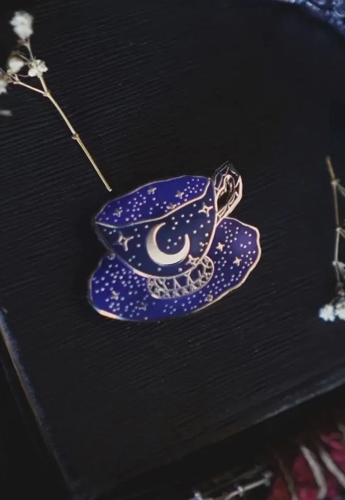 Lively Ghosts - Cup of Stars Purple - Pin - Image 5