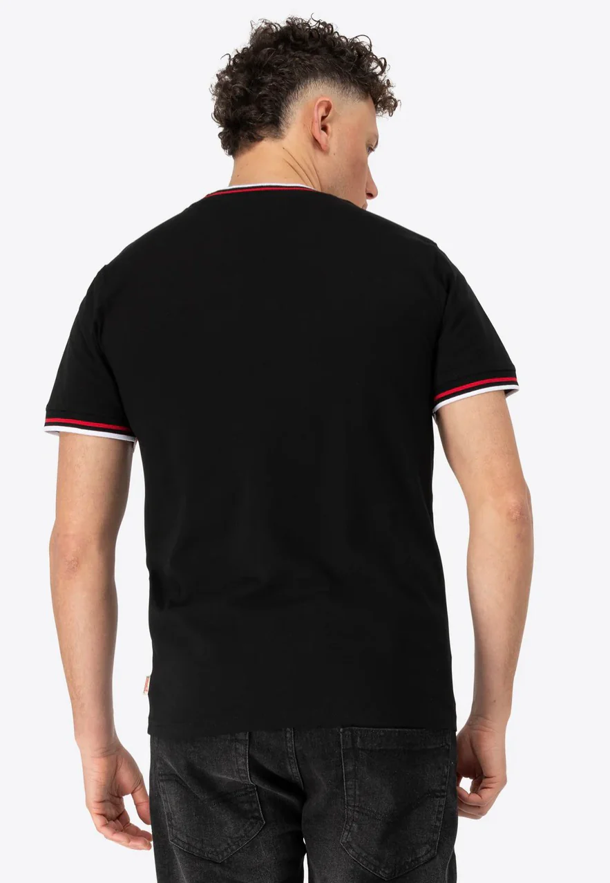 Lonsdale - Quin Black/Red/White - T-Shirt - Image 4