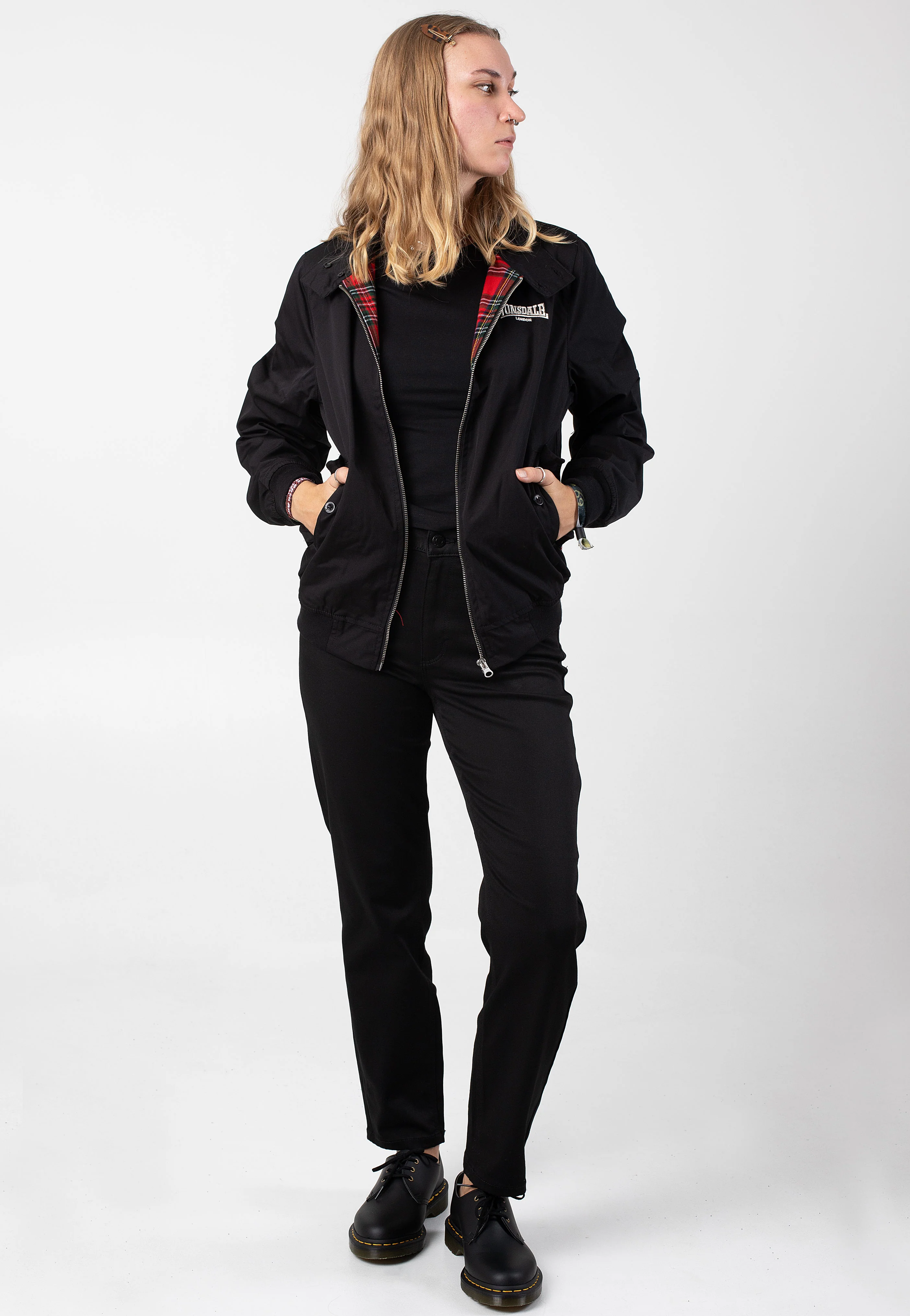 Lonsdale - Rodeen Black/Silver - Jacket - Image 2