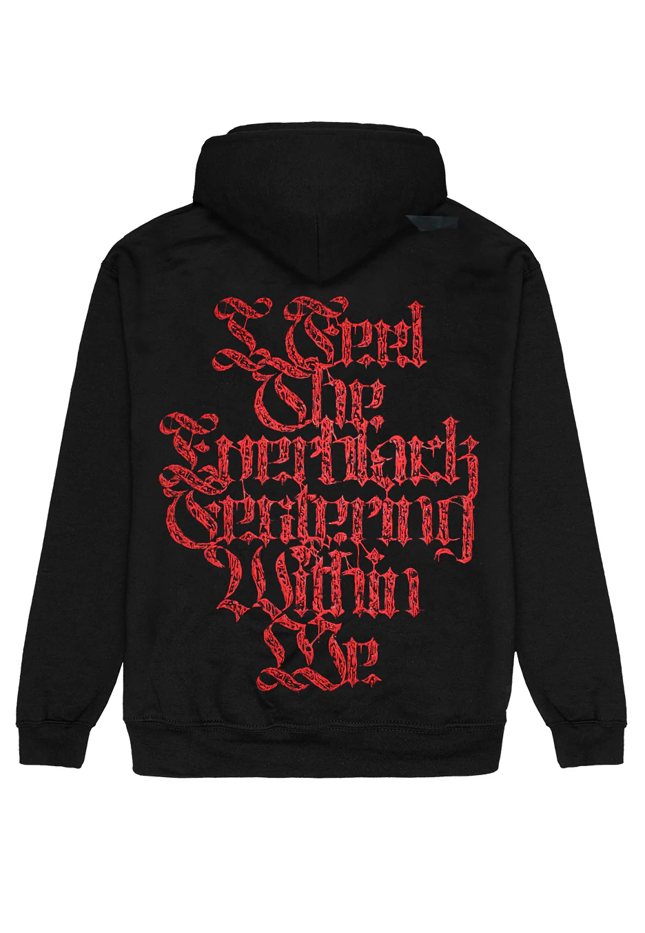 Lorna Shore - Red Logo Puff Print - Hoodie - Image 2