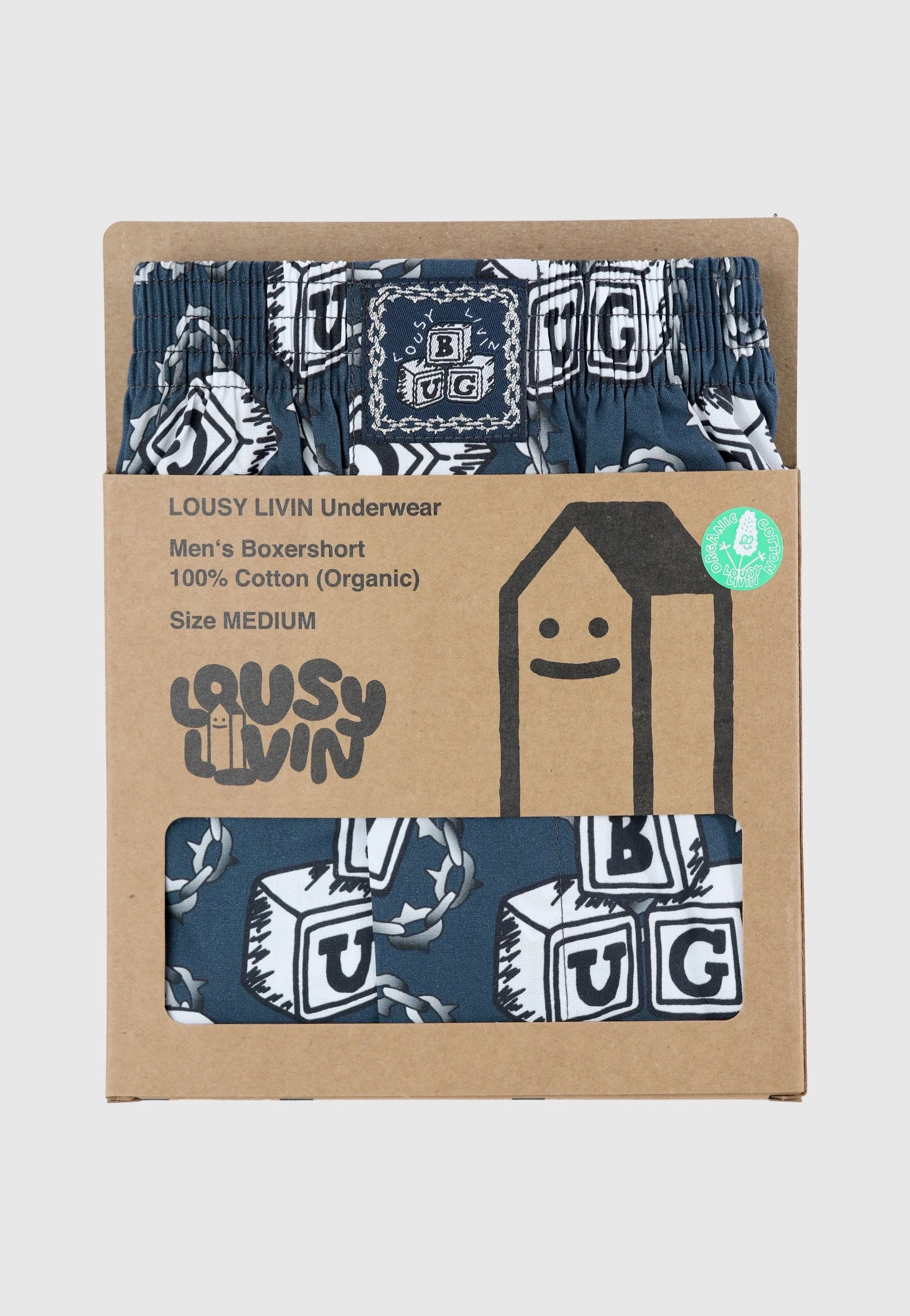 Lousy Livin - Bug Grey/Digital Print - Boxershorts - Image 3