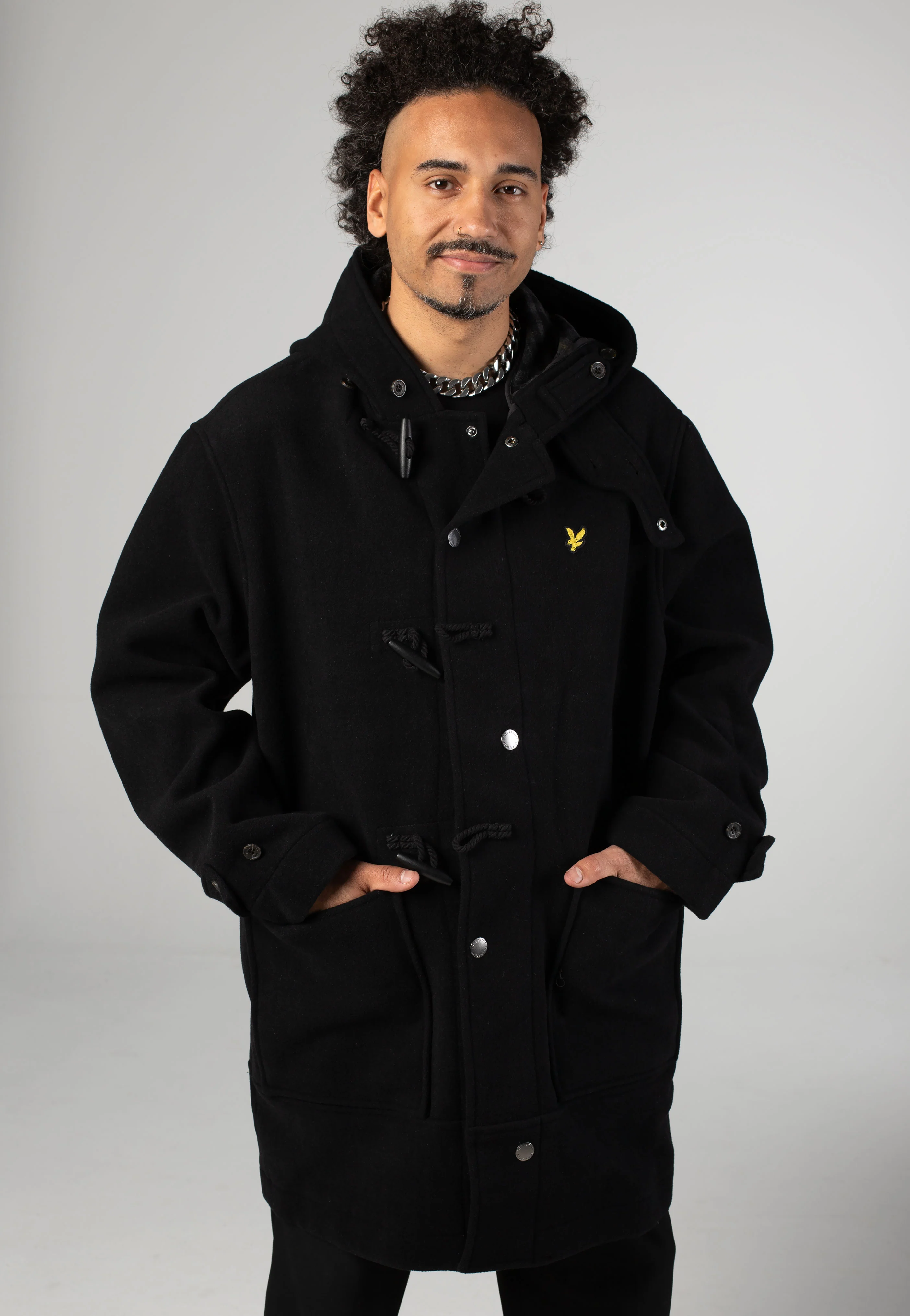 Lyle & Scott - Duffle Jet Black - Jacket