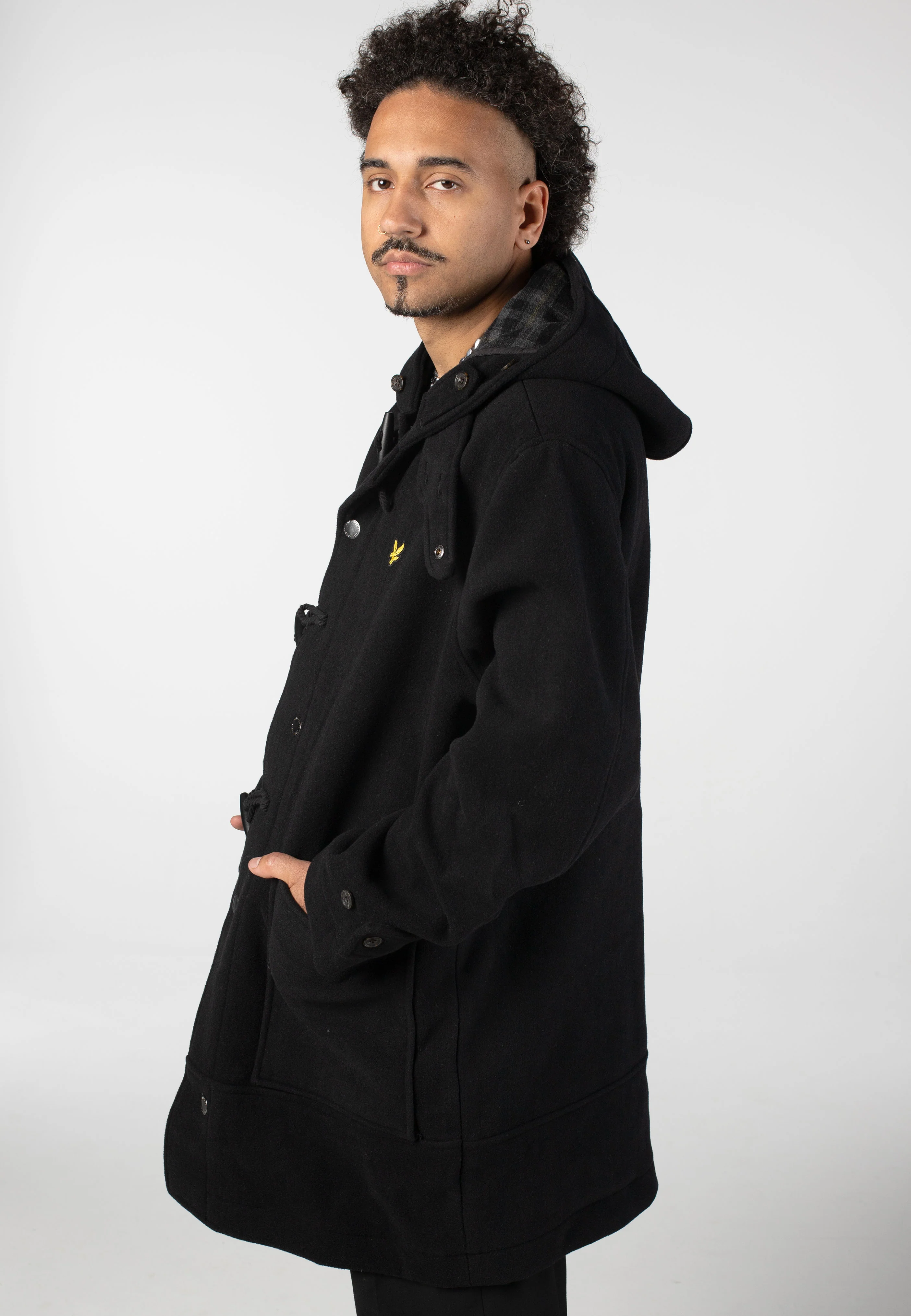 Lyle & Scott - Duffle Jet Black - Jacket - Image 3