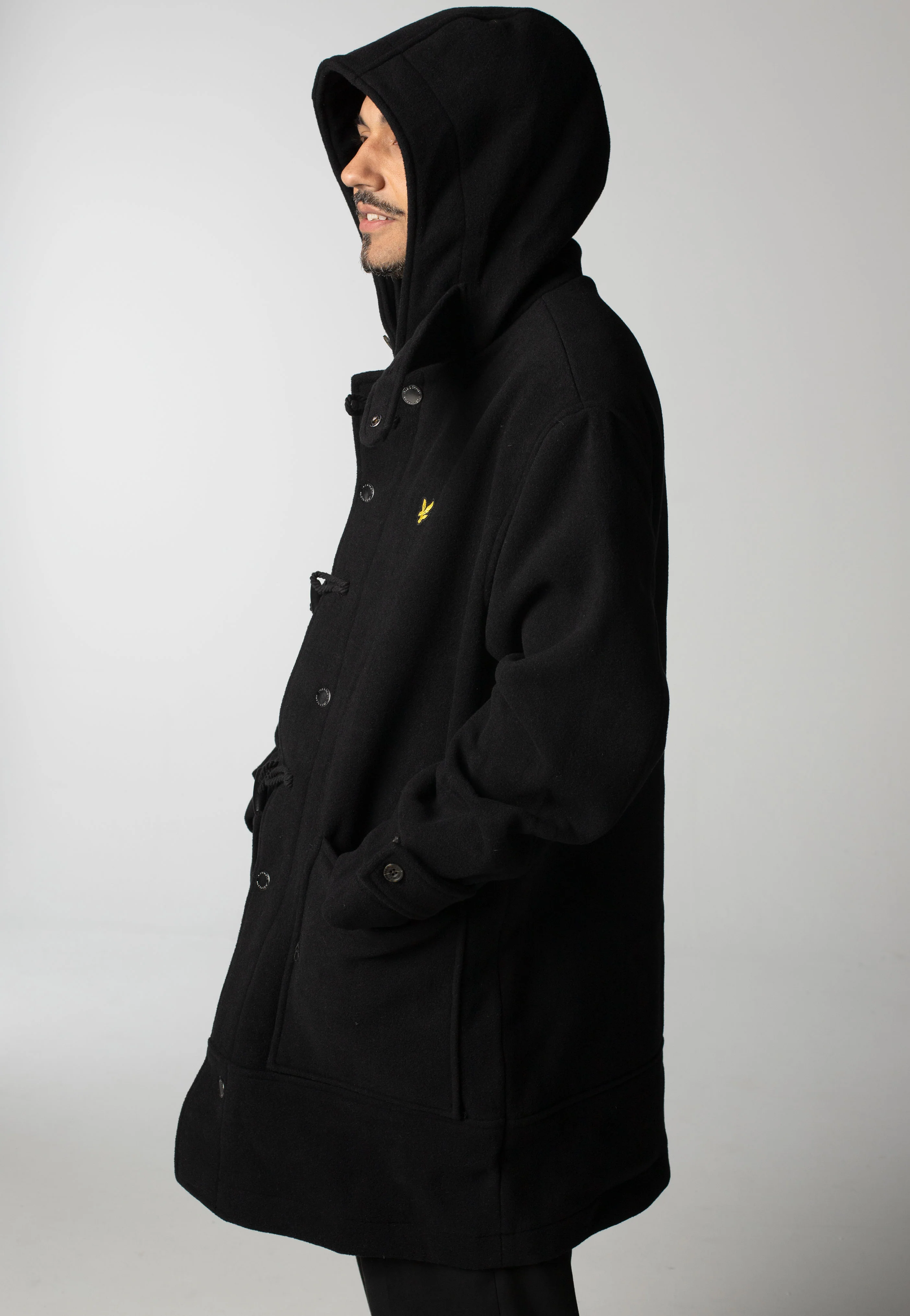 Lyle & Scott - Duffle Jet Black - Jacket - Image 4