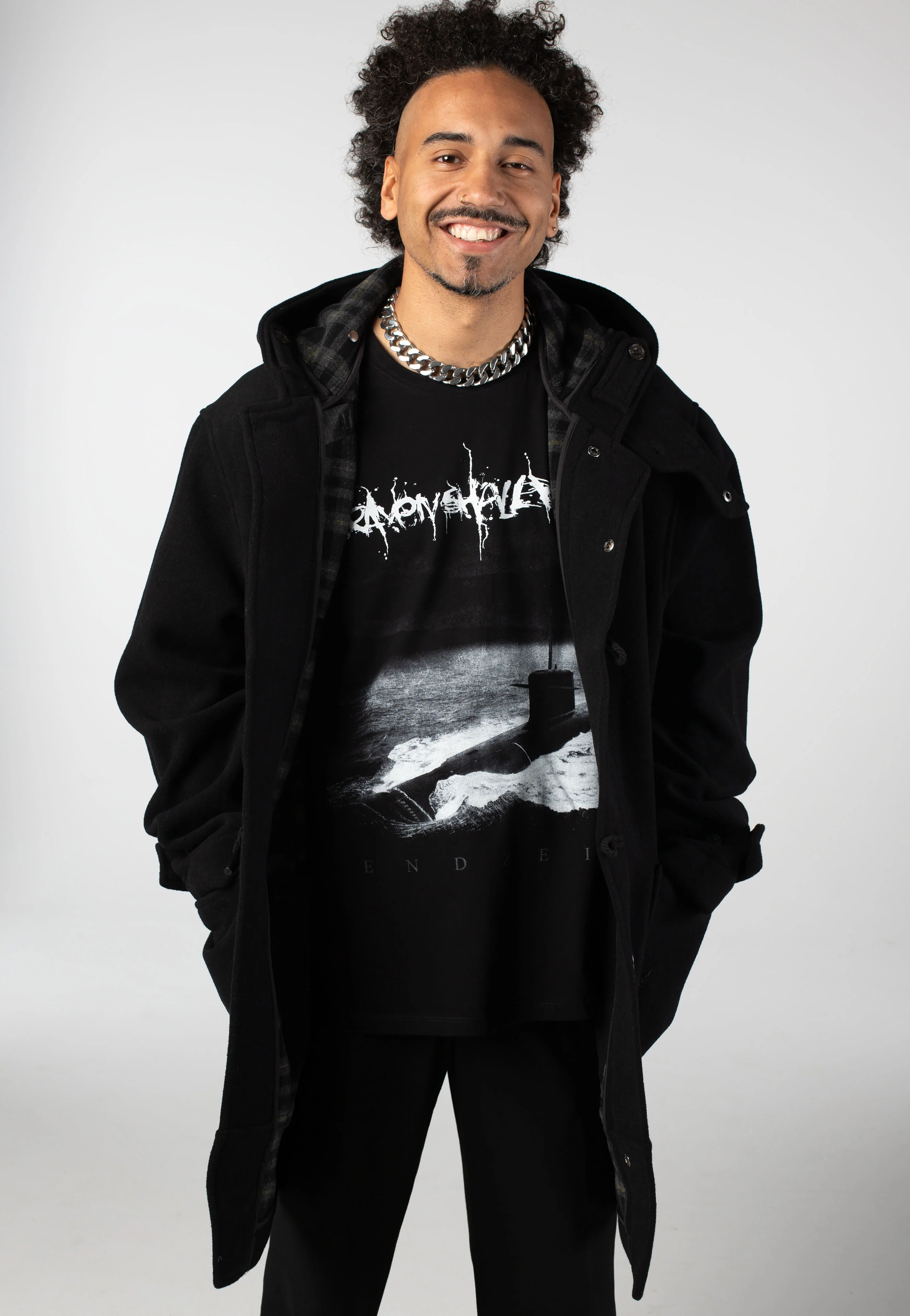 Lyle & Scott - Duffle Jet Black - Jacket - Image 7