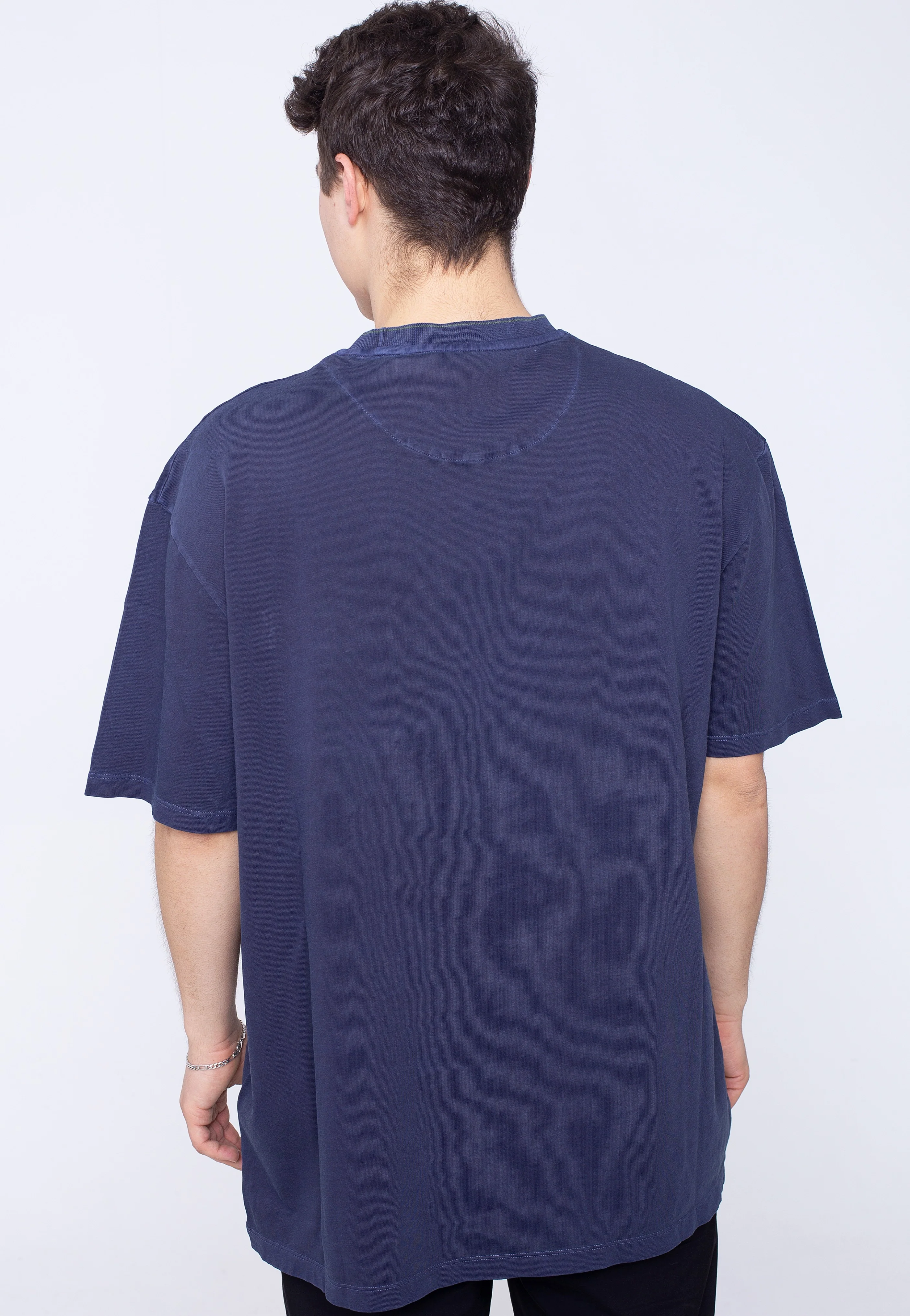 Lyle & Scott - Pigment Dye Dark Navy - T-Shirt - Image 2