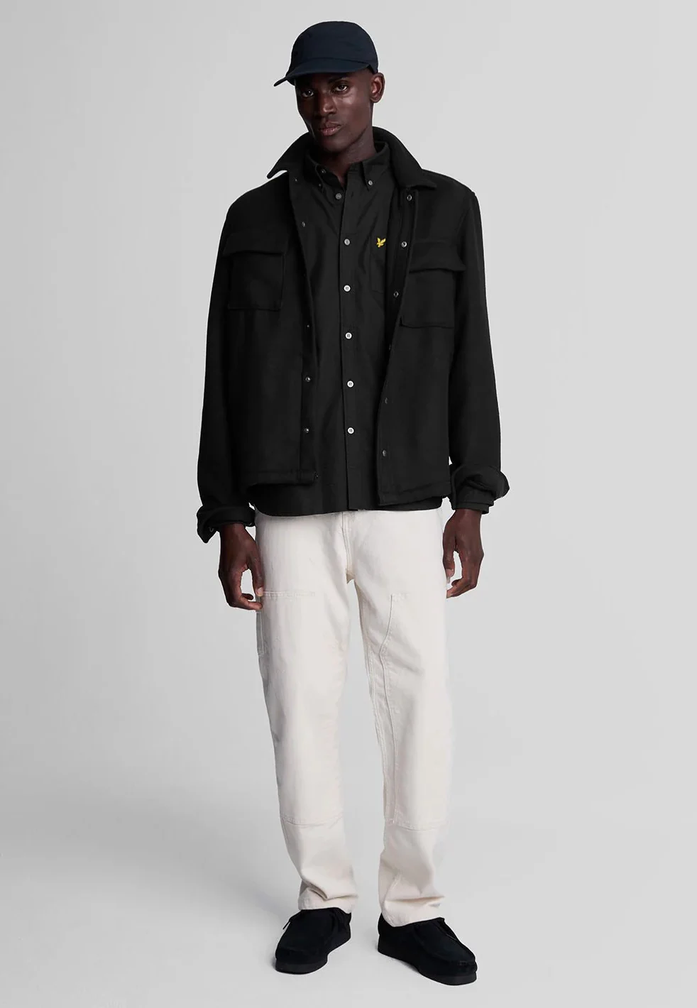 Lyle & Scott - Plain Oxford Jet Black - Shirt - Image 2