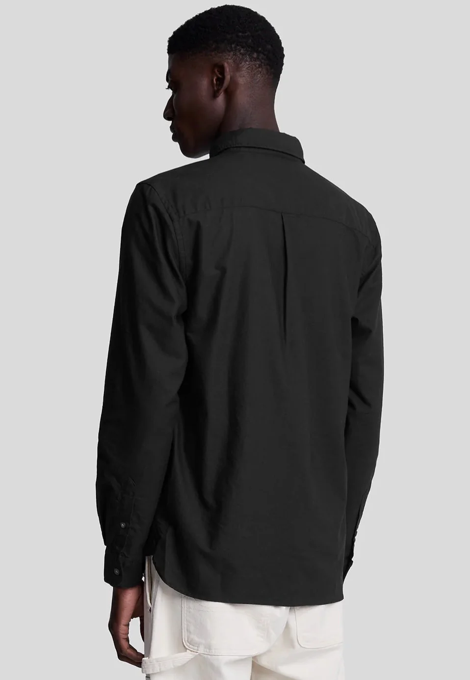 Lyle & Scott - Plain Oxford Jet Black - Shirt - Image 3