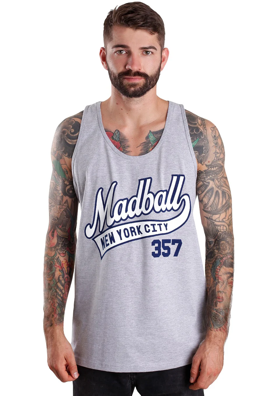 Madball - Swoop Heather Grey - Tank - Image 3