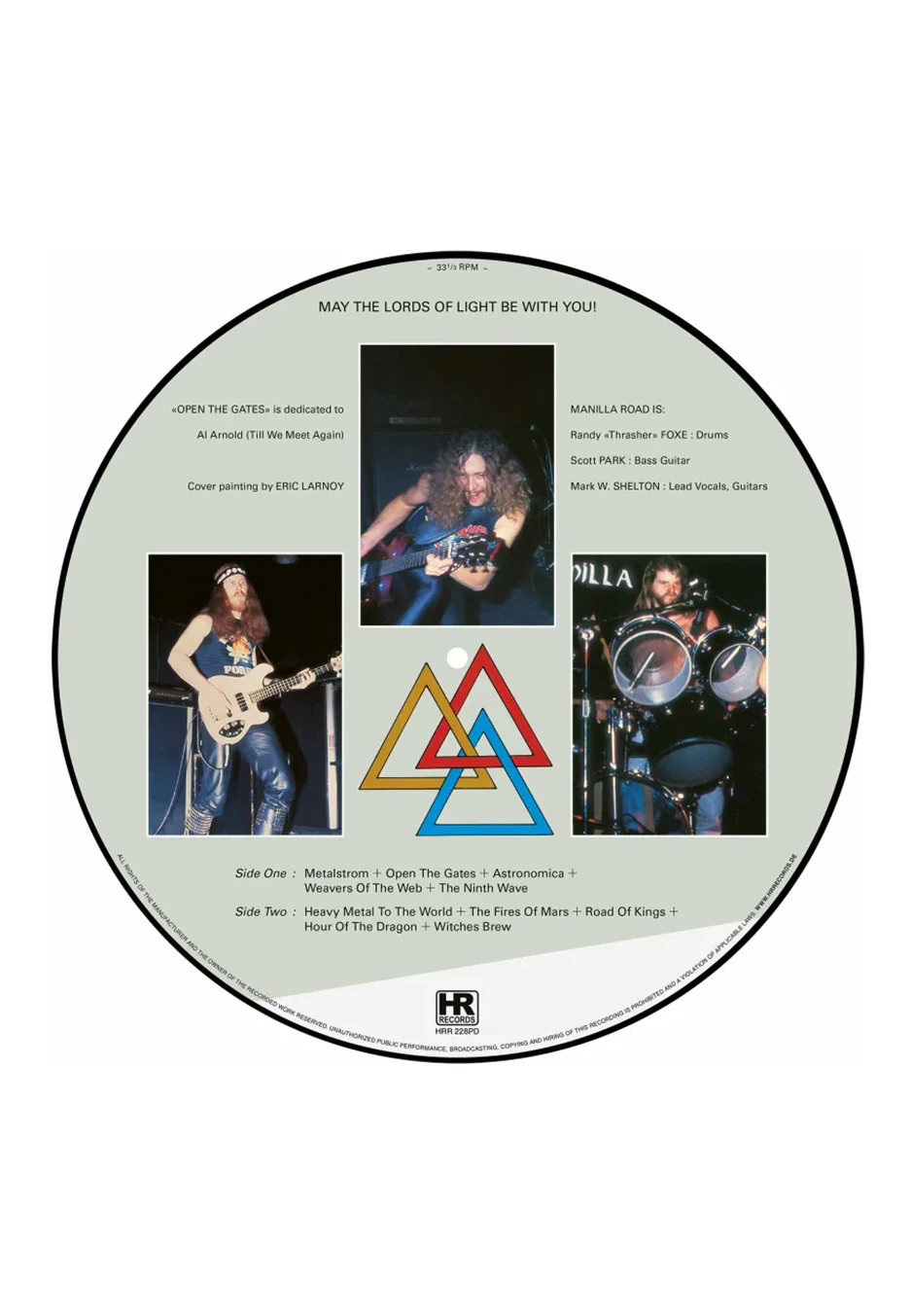 Manilla Road - Open The Gates Ltd. - Picture Vinyl - Image 2