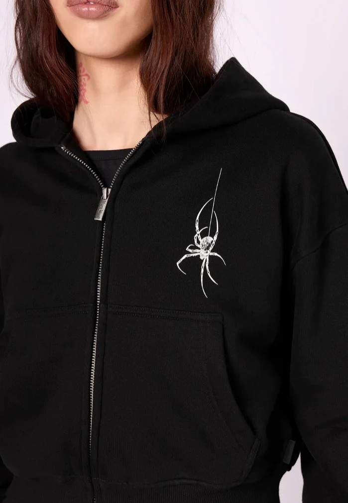 Mary Wyatt - Spinnerette Cropped Black - Zipper - Image 4