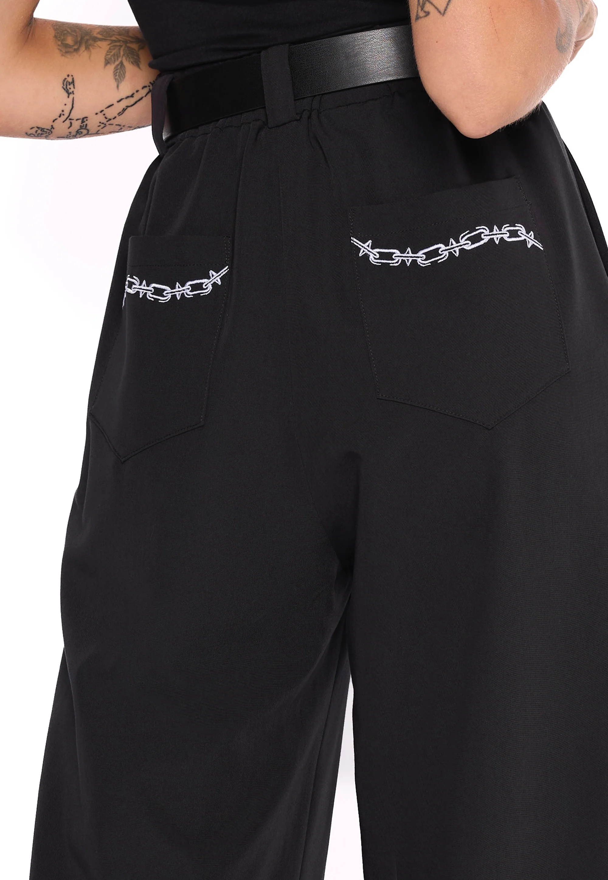 Mary Wyatt - Unchained Wide Leg O-Ring - Pants - Image 6