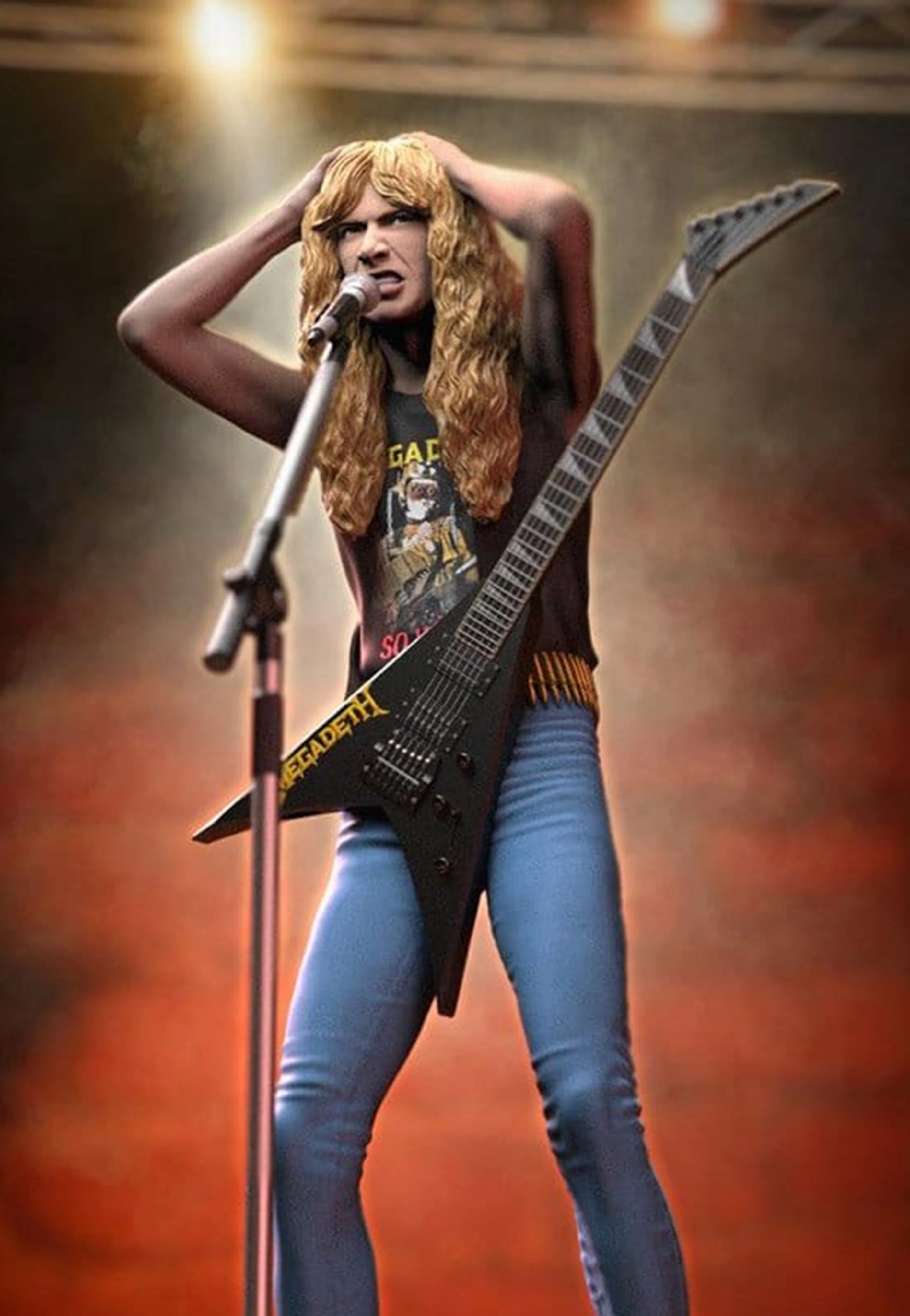 Megadeth - Dave Mustaine II Rock Iconz - Statue - Image 3