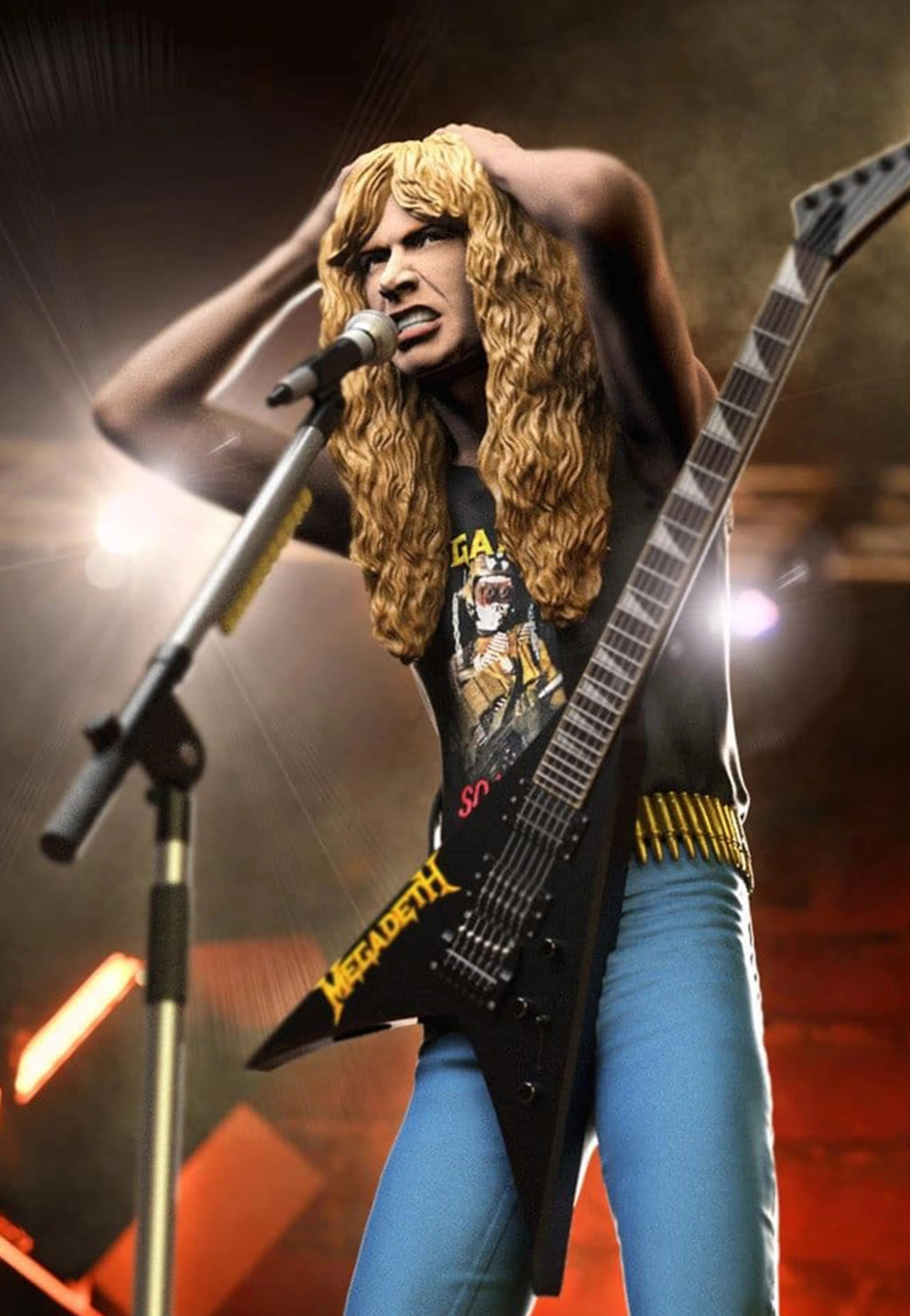 Megadeth - Dave Mustaine II Rock Iconz - Statue - Image 4
