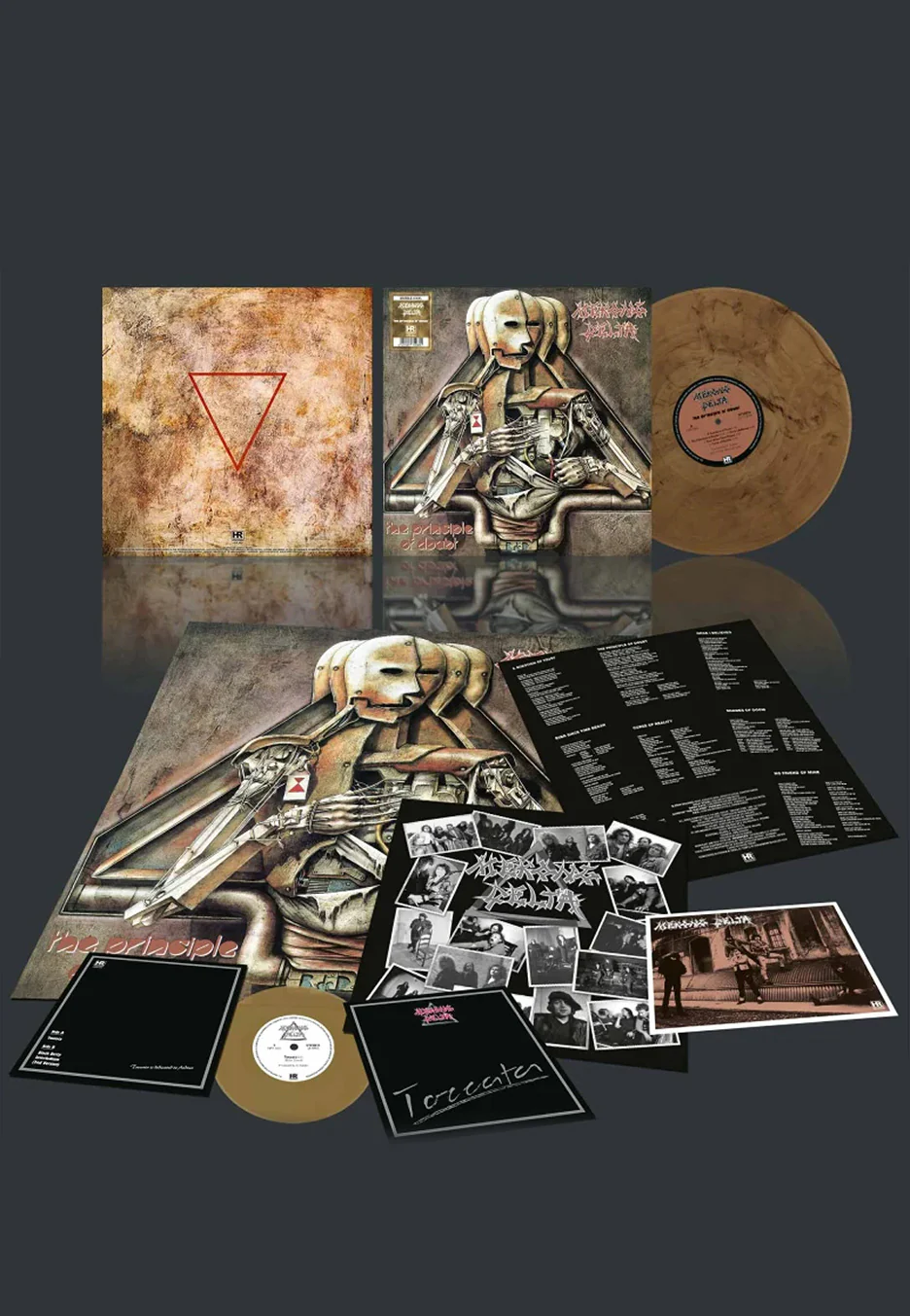 Mekong Delta - The Principle Of Doubt Ltd. Beer/Black - Marbled Vinyl + 7 Inch