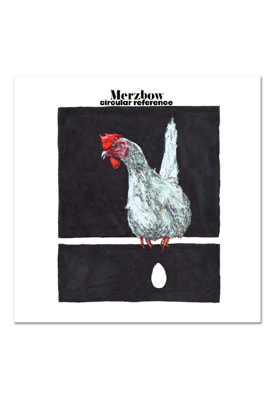 Merzbow - Circular Reference Ltd. Clear w/ Black & Clear w/ Red - Colored 2 Vinyl