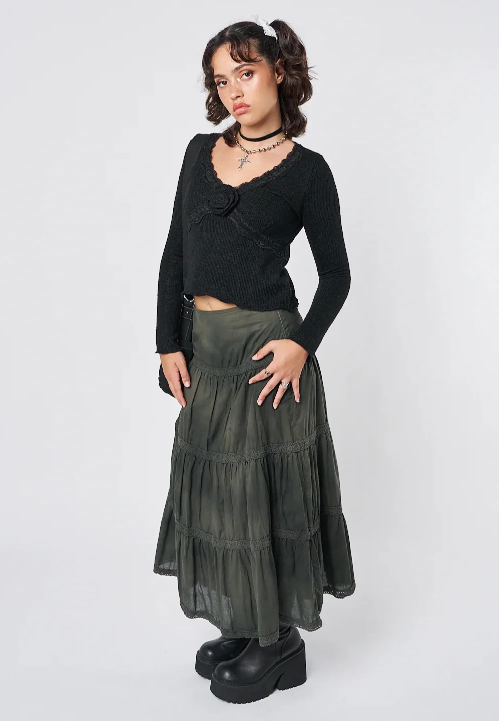 Ida Rose Knitted Black - Top - Image 6