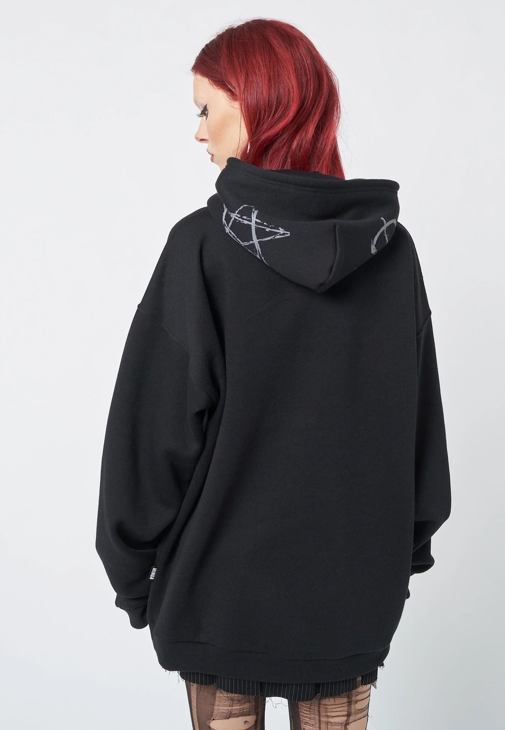 Minga London - Troublemaker Patches Black - Hoodie - Image 6