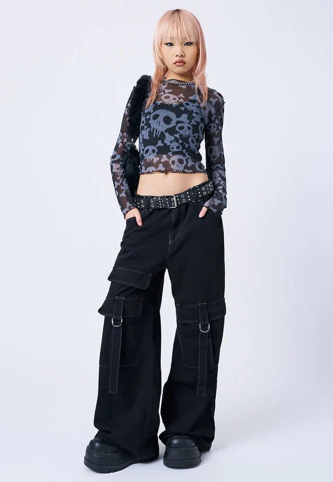 Minga London - Tyra Black Utility Pockets - Pants - Image 7