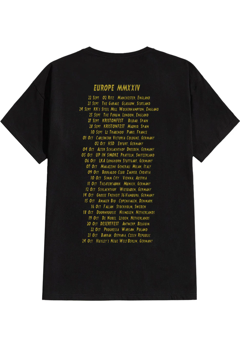 Monster Magnet - Euro Tour 2024 - T-Shirt - Image 6