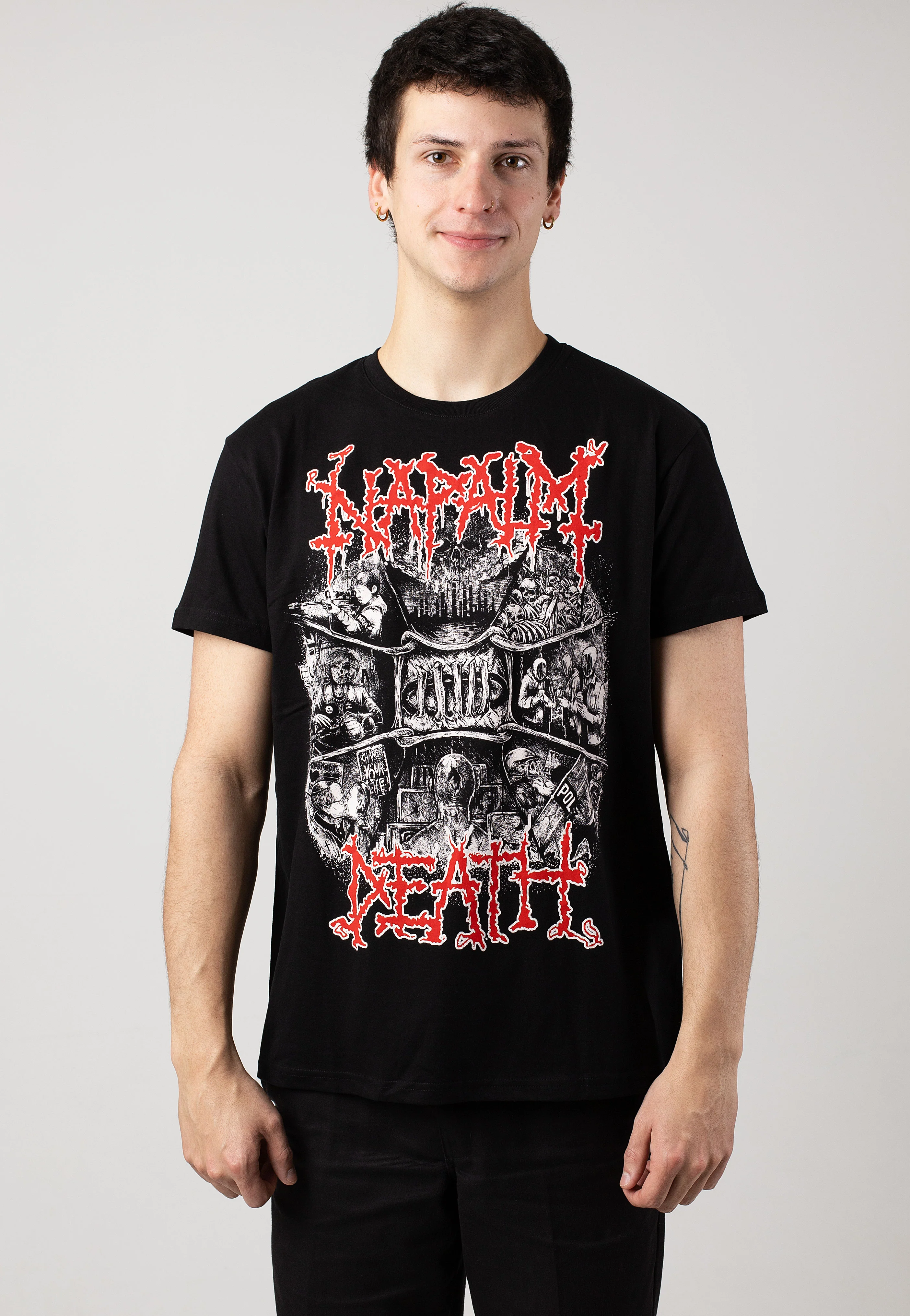 Napalm Death - Coded Smears - T-Shirt - Image 3