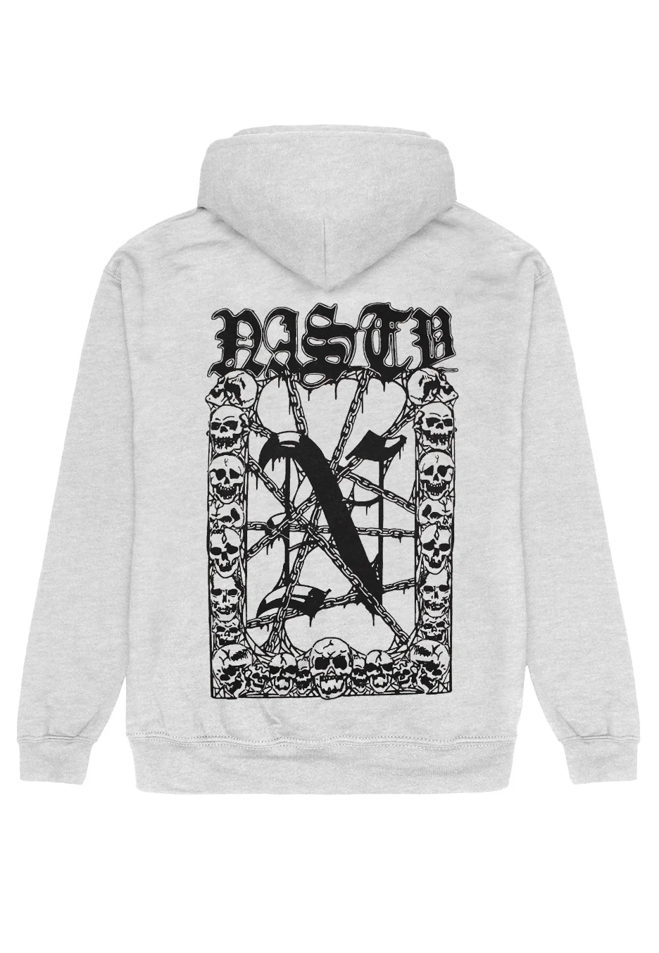 Nasty - Skull Chaos Sportsgrey - Hoodie - Image 2