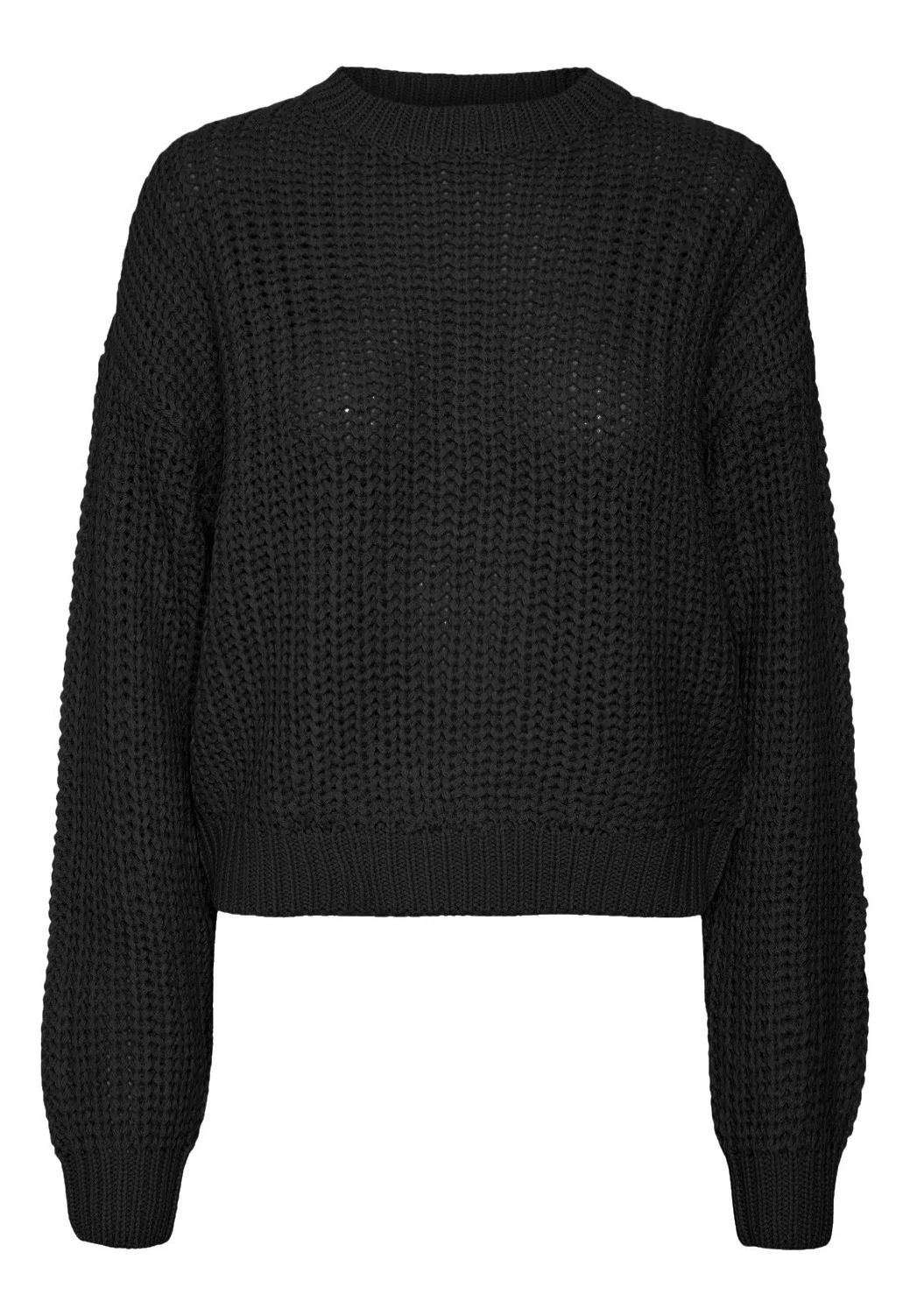 Noisy May - Charlie O Neck Black - Pullover - Image 5