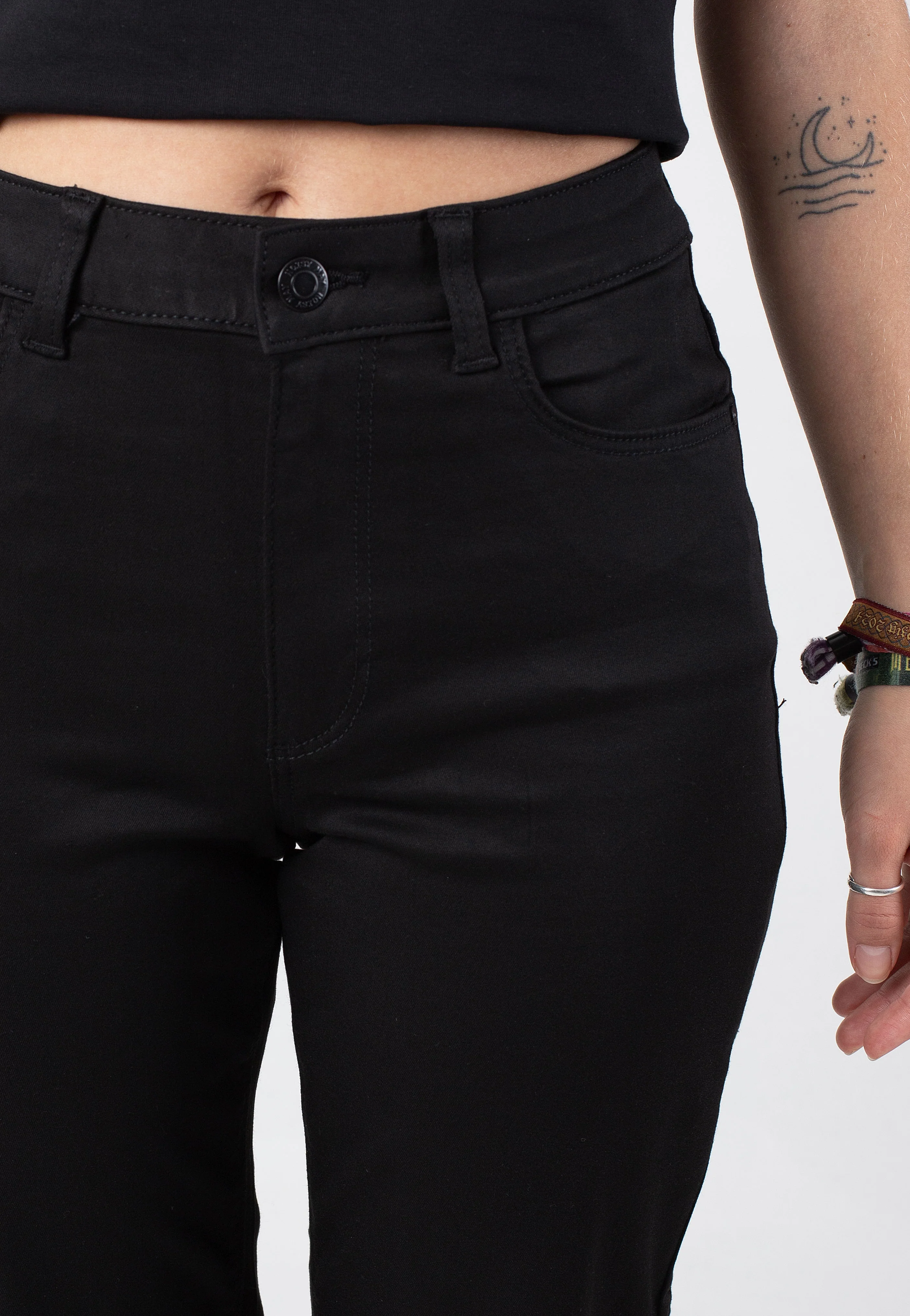 Noisy May - Moni Hw Straight Black Denim - Jeans - Image 4