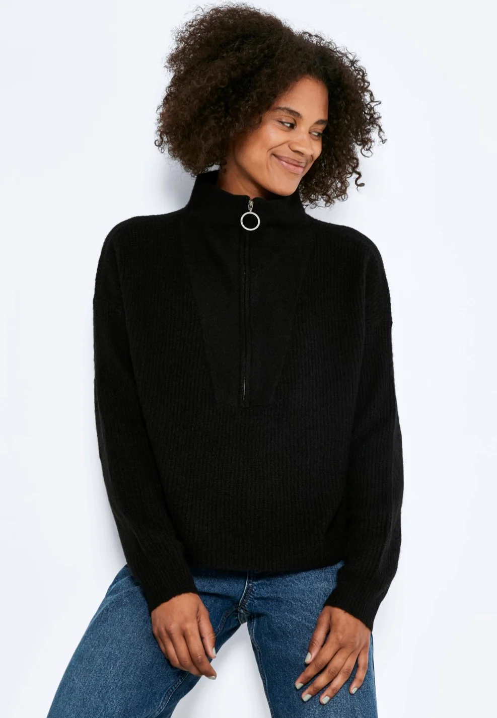 Noisy May - Newalice High Neck Black - Pullover - Image 2