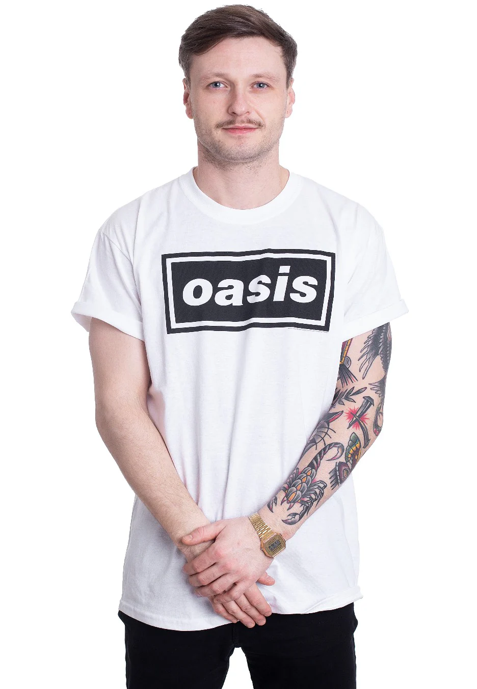 Oasis - Decca Logo White - T-Shirt - Image 3