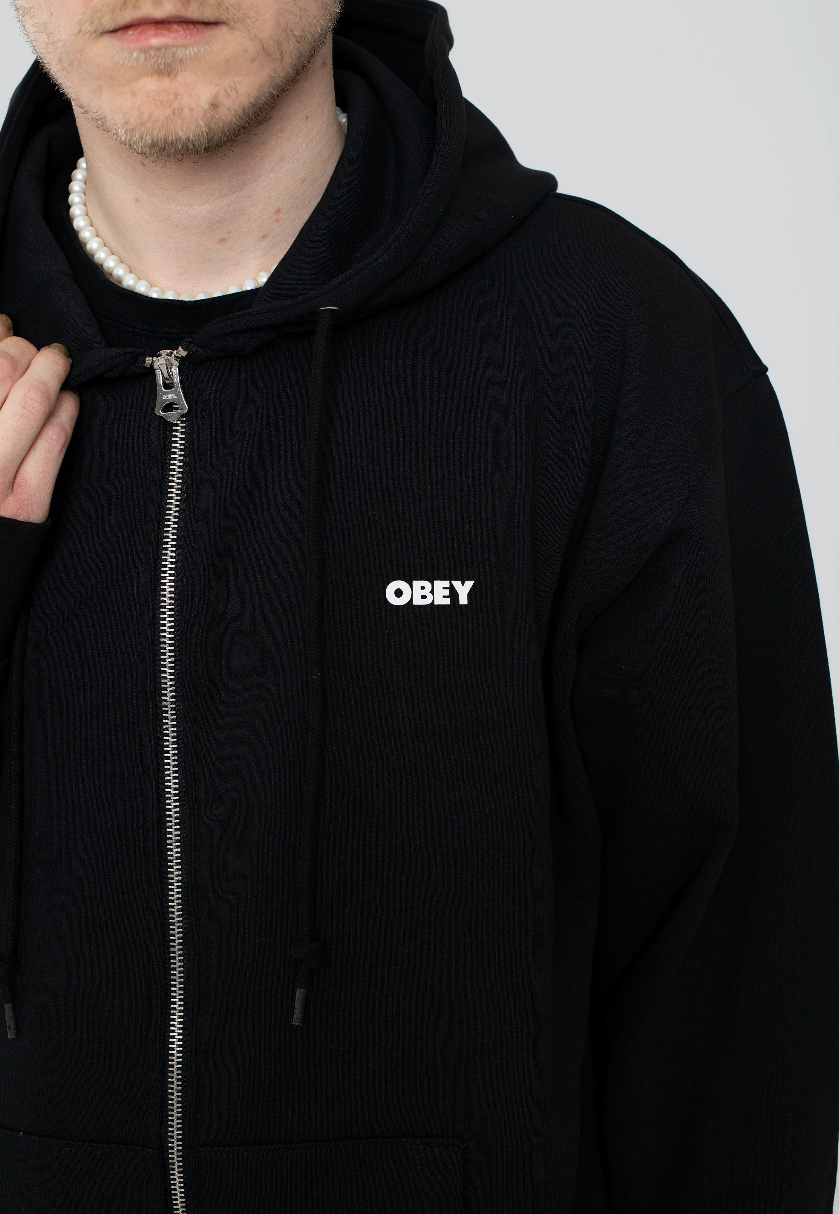 Obey - Bold Zip Black - Zipper - Image 2