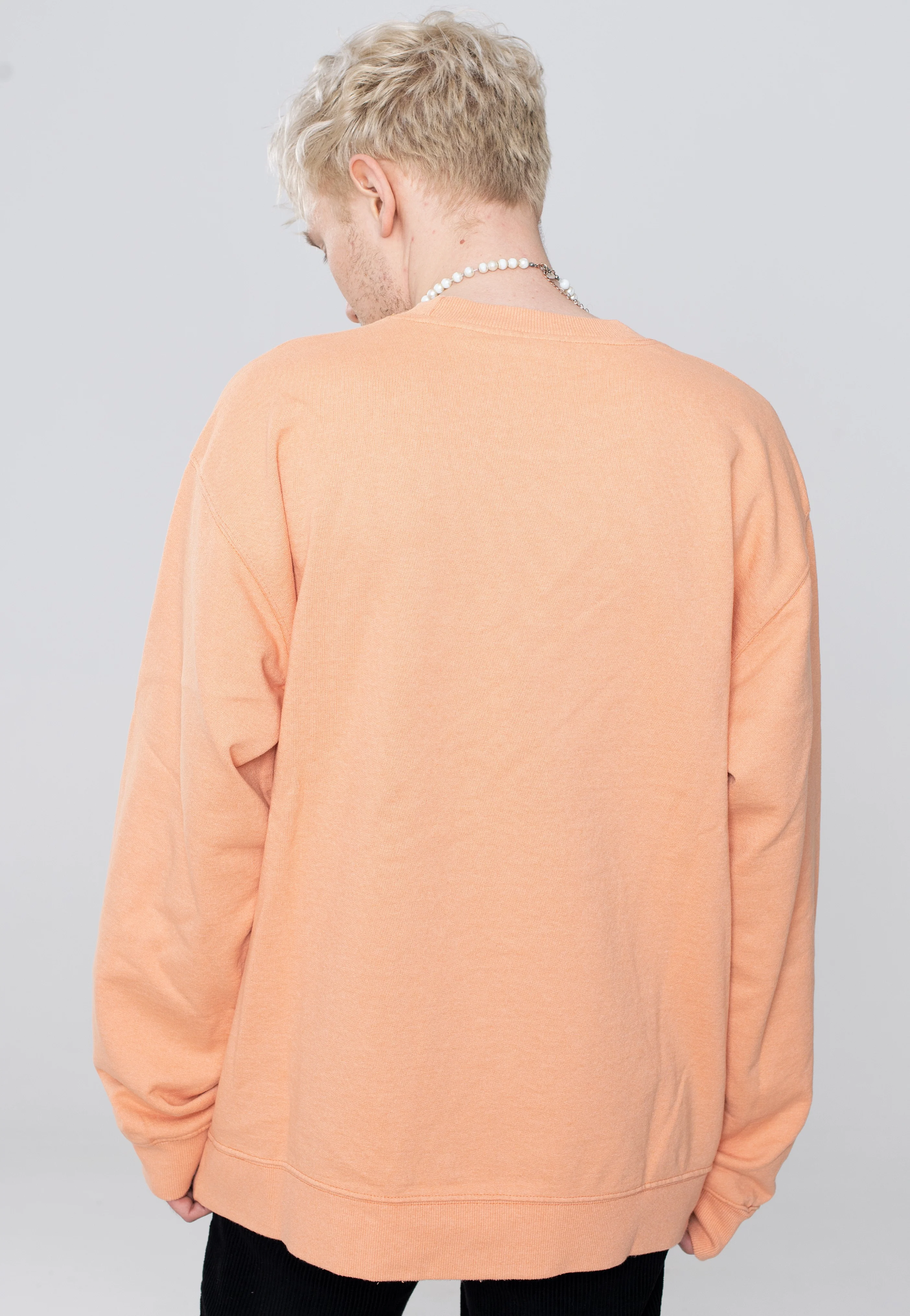 Obey - Timeless Recycled Heavy Crew Sunset Coral Pigment - Sweater - Image 3