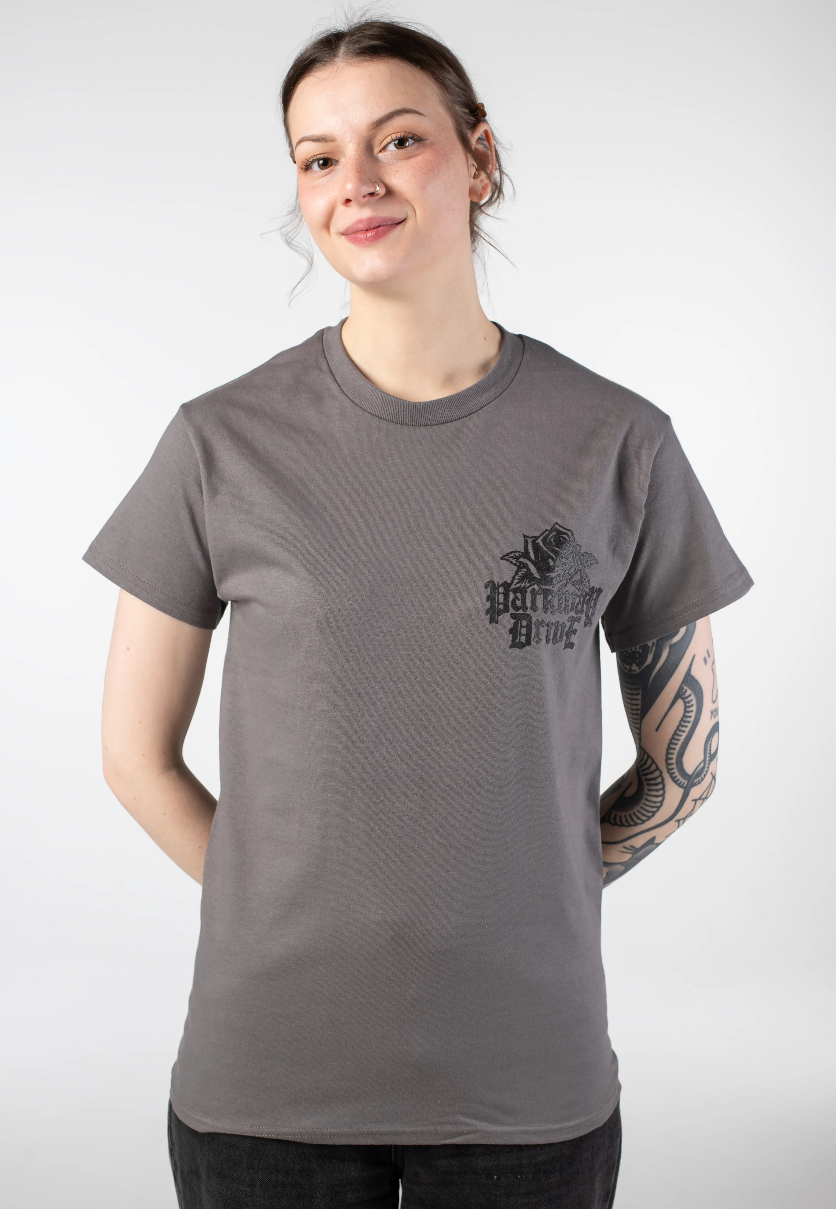 Parkway Drive - Chronos Rose Charcoal - T-Shirt - Image 6