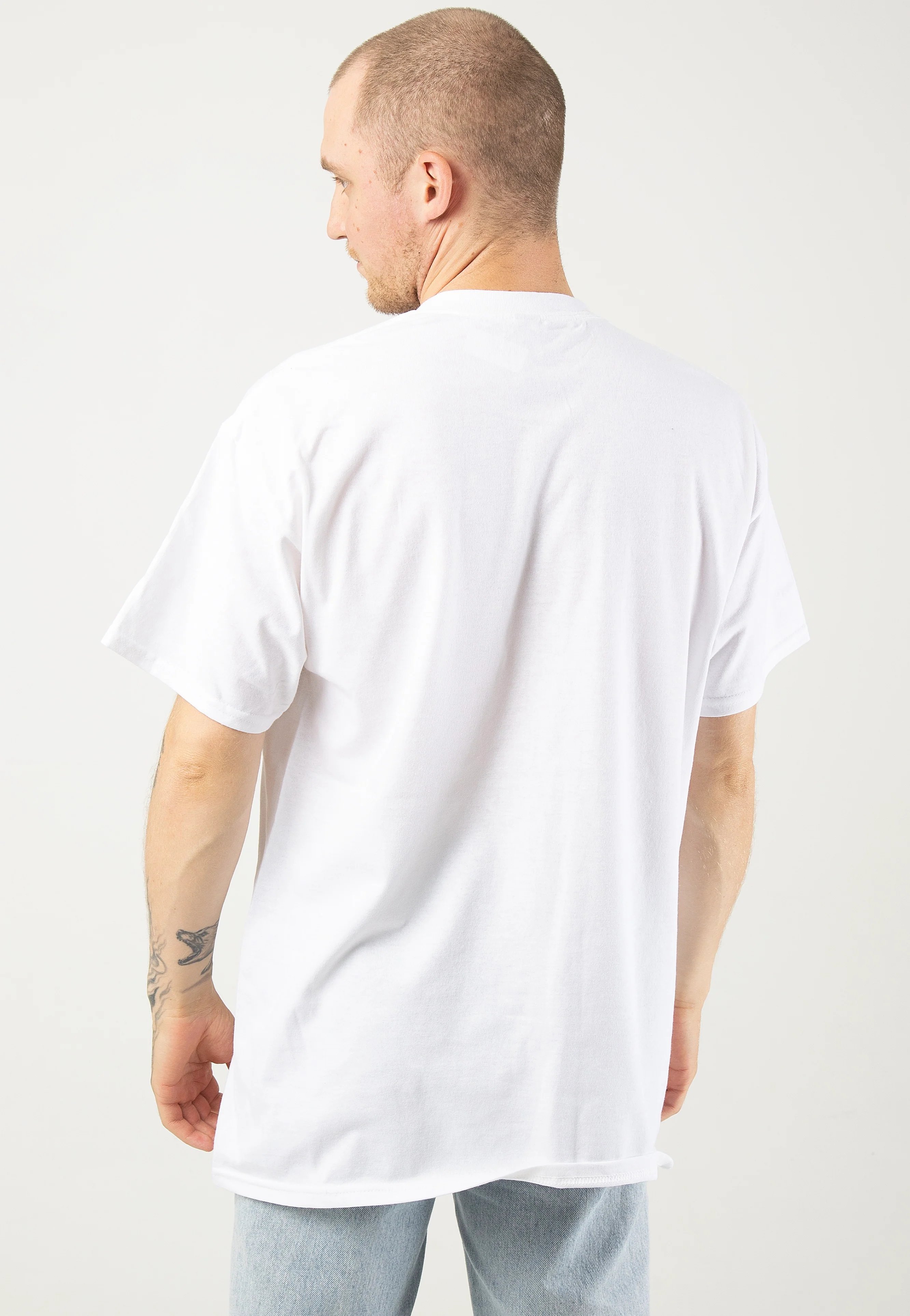 Fatalism White - T-Shirt - Image 5