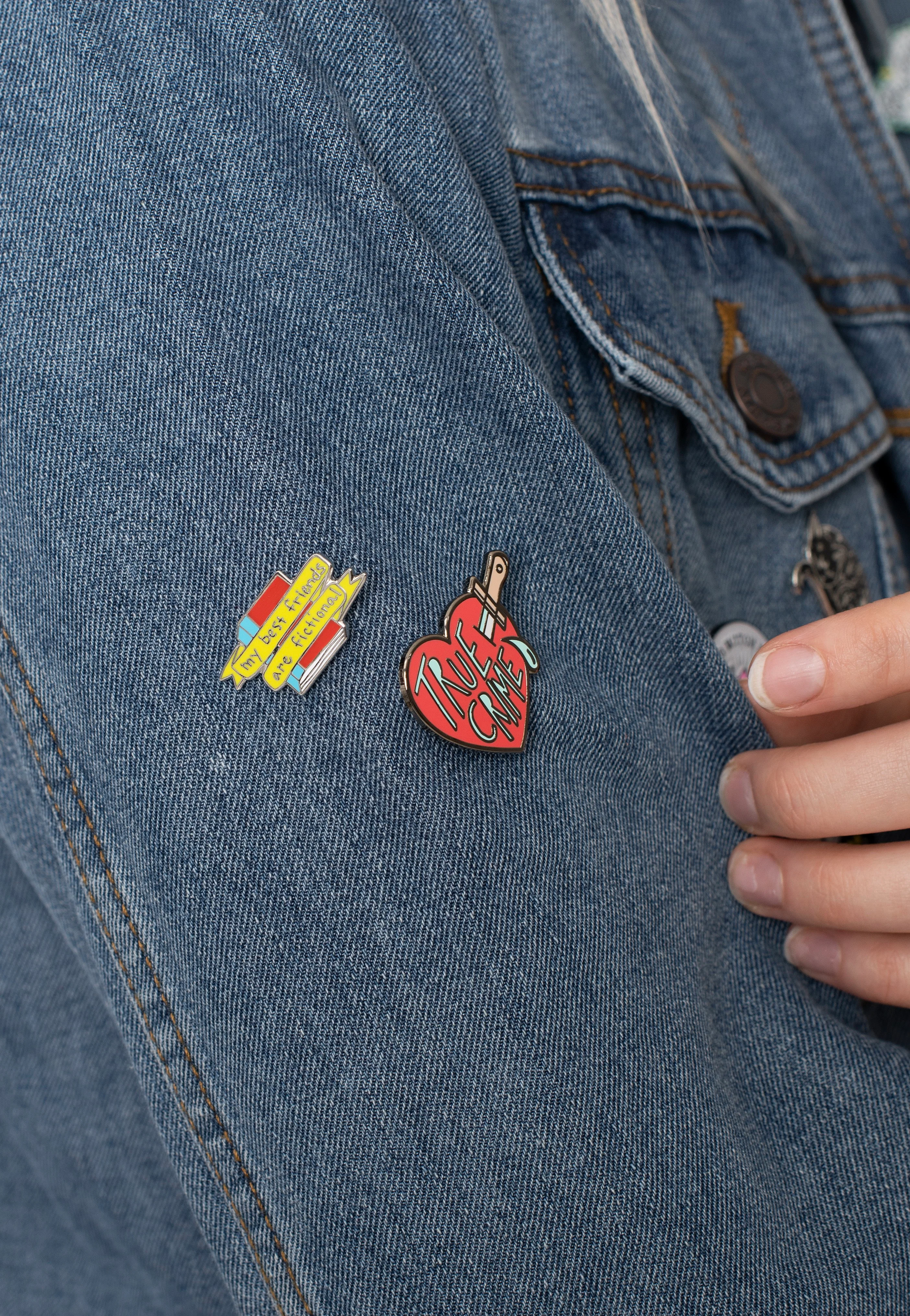 Punky Pins - My Best Friends Are Fictional - Pin - Image 3